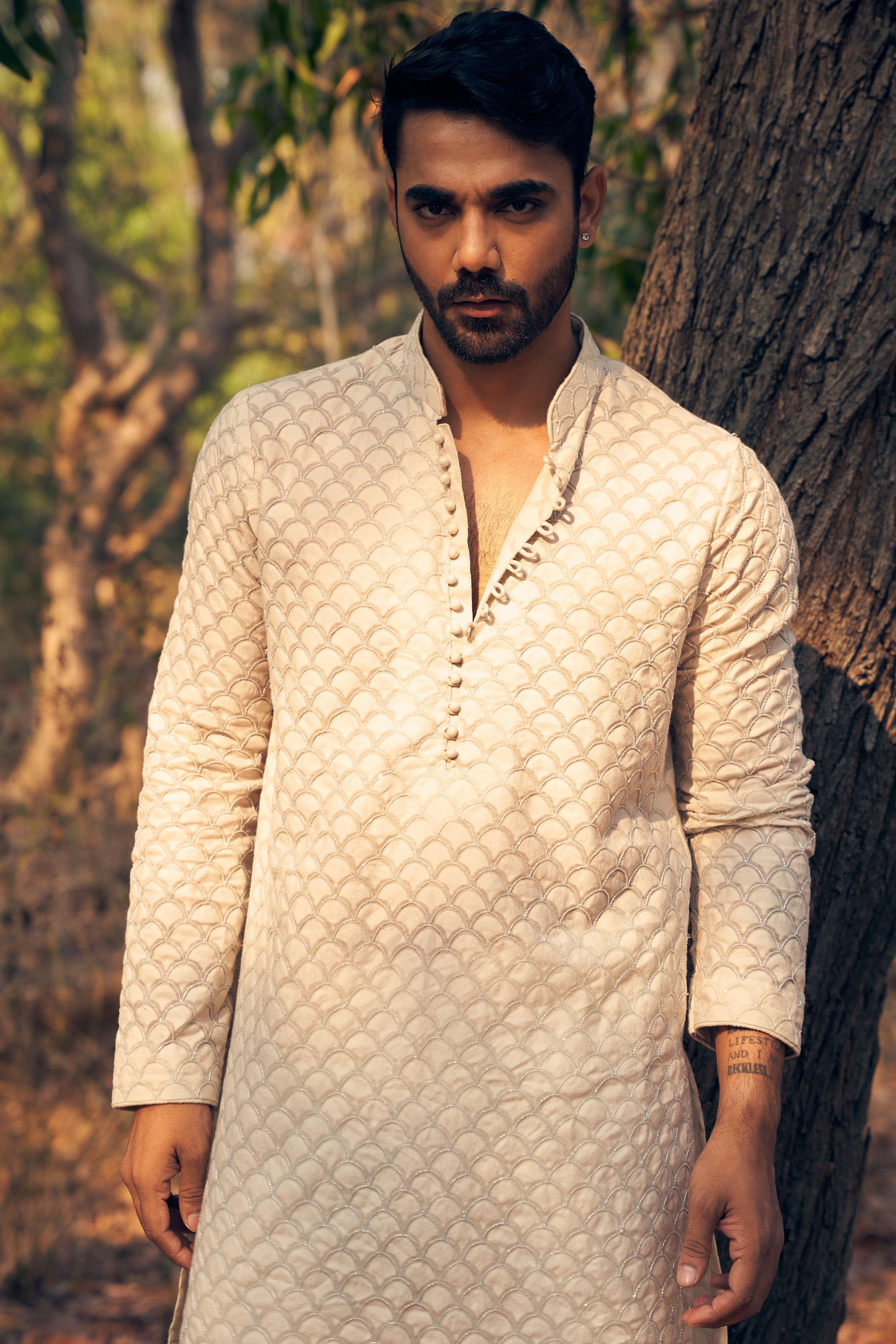 Scallop Kurta Set