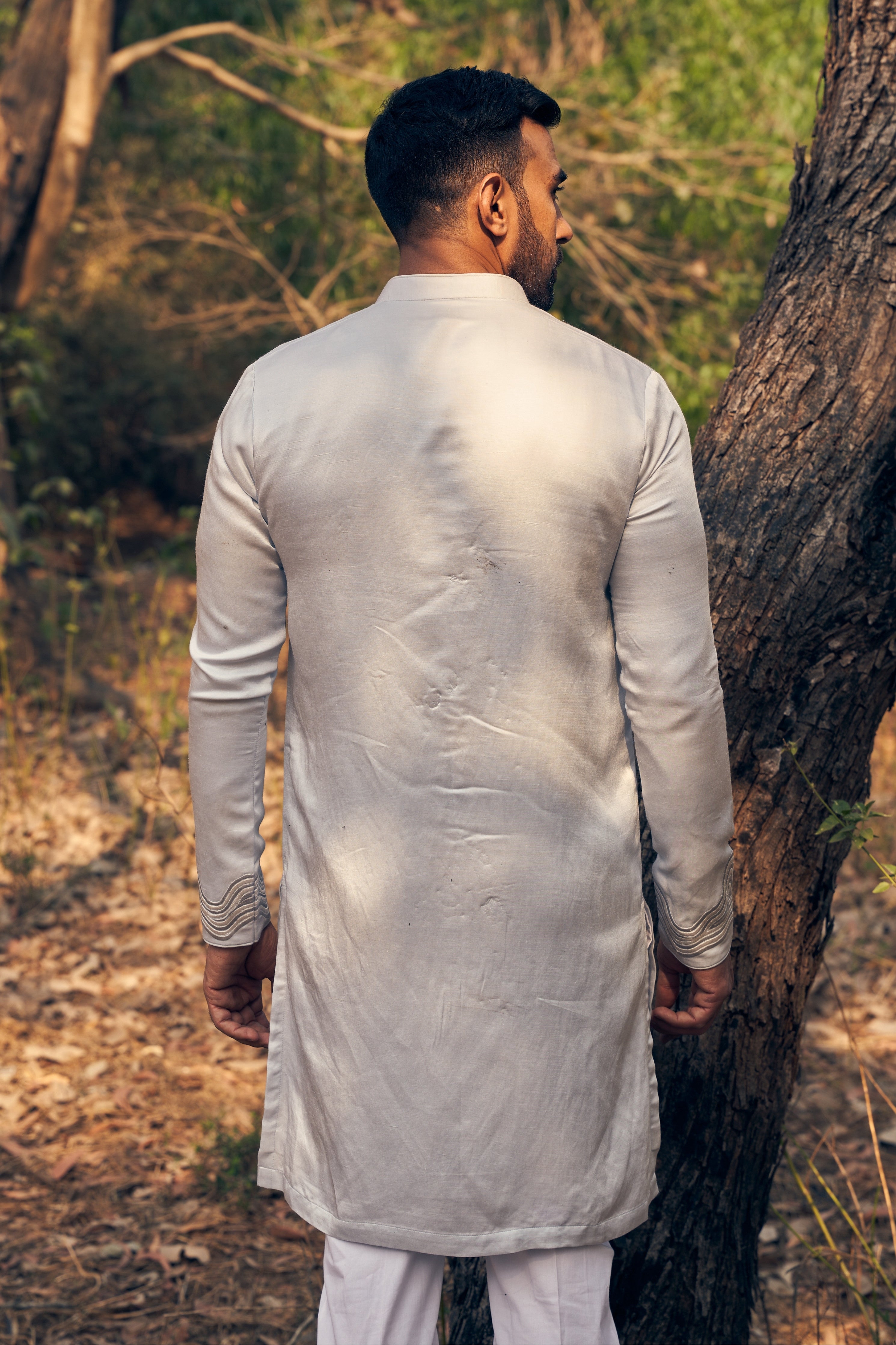 Waves Bomber Kurta Set