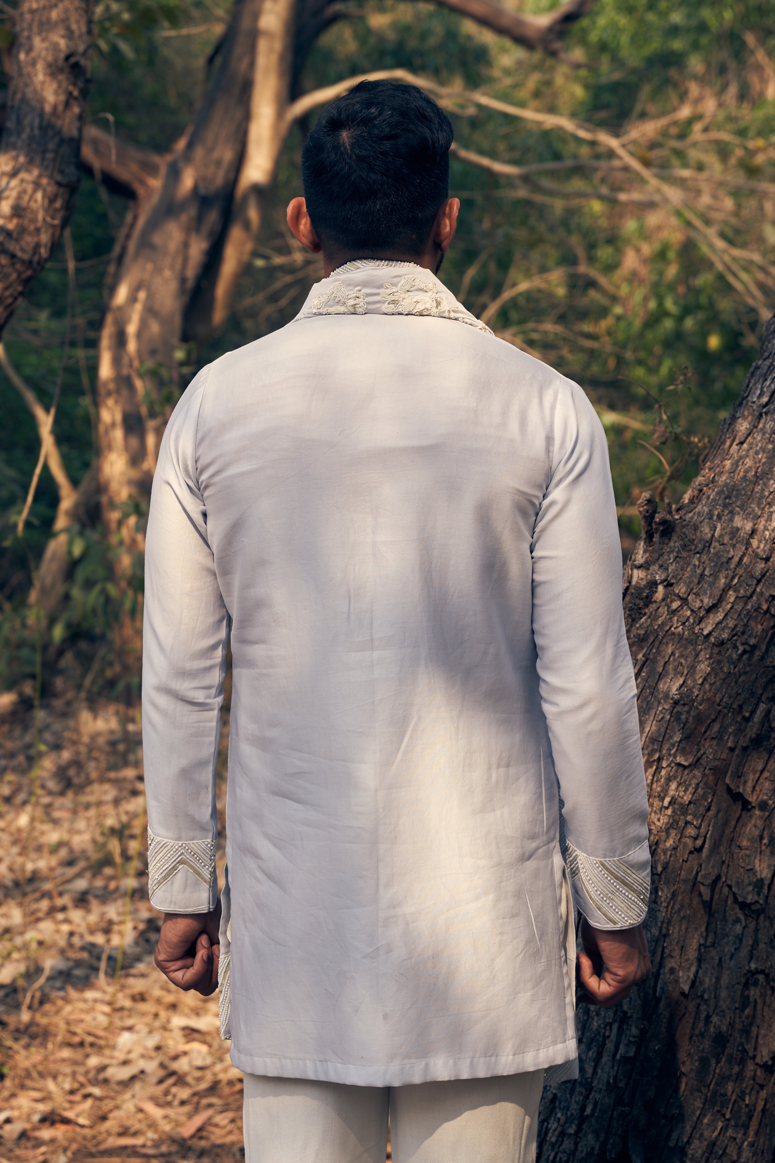 Ice Bath Kurta Stole Set