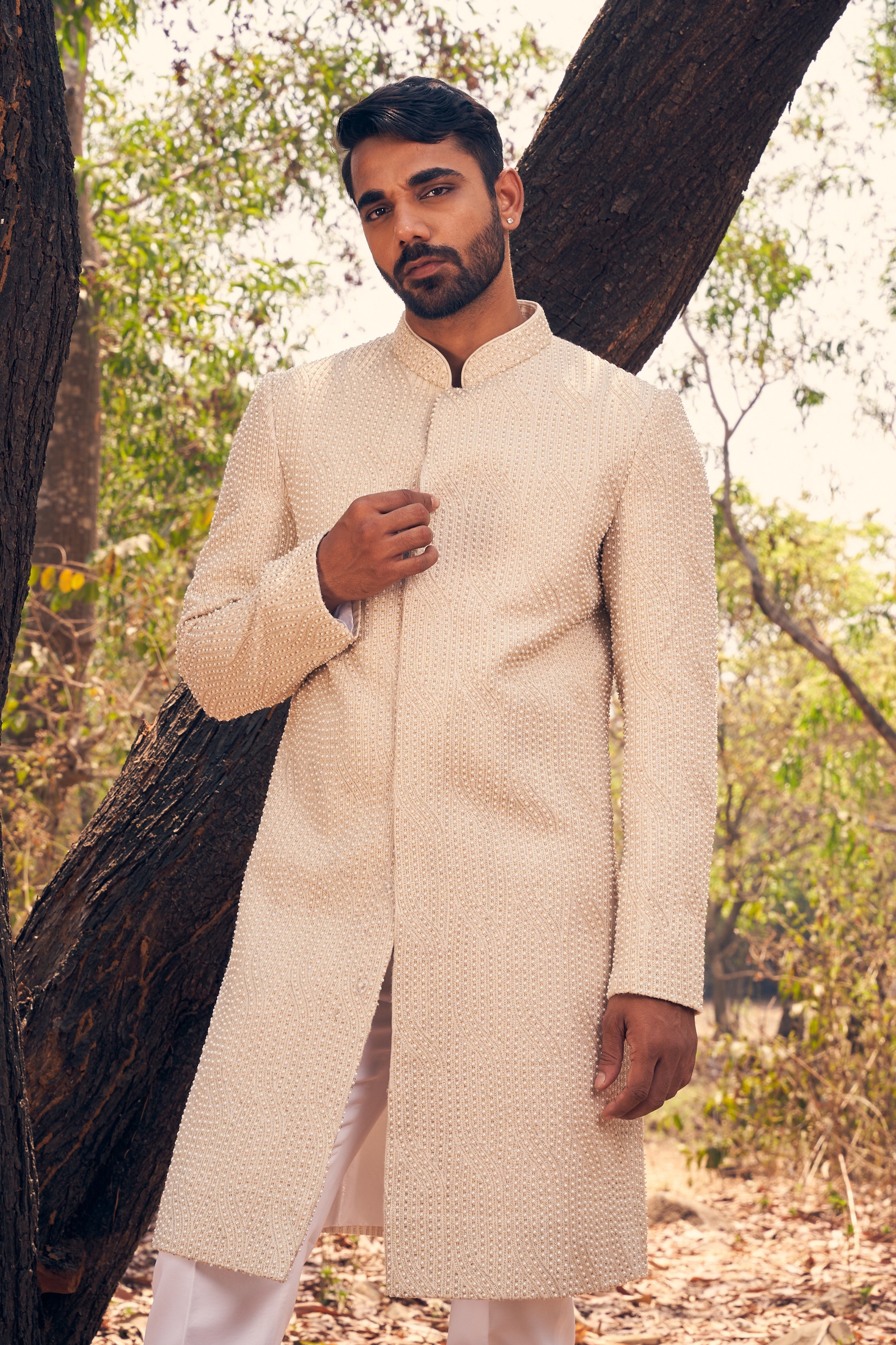 Art Deco Sherwani Set