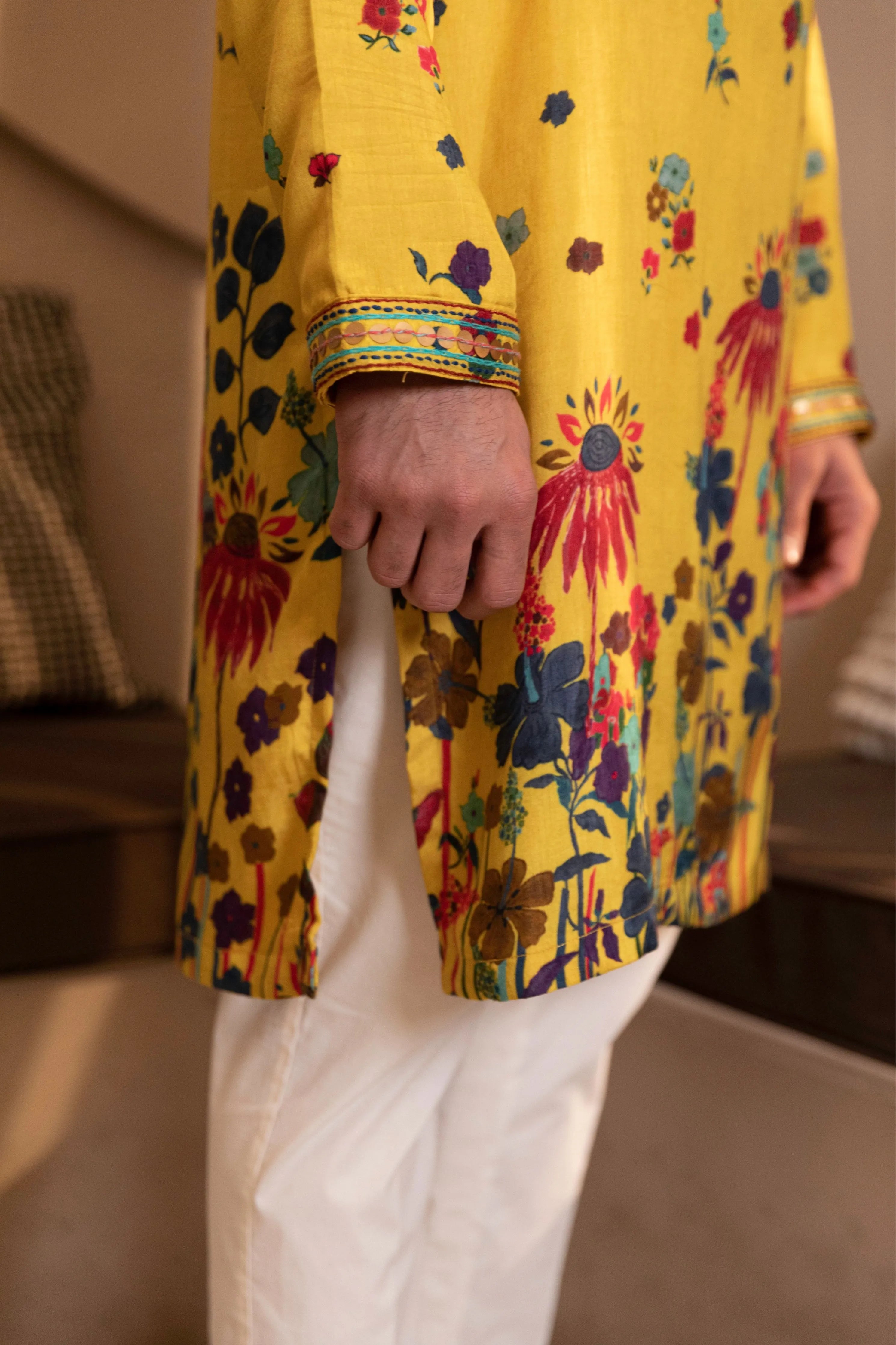 Daaman Print Kurta Set