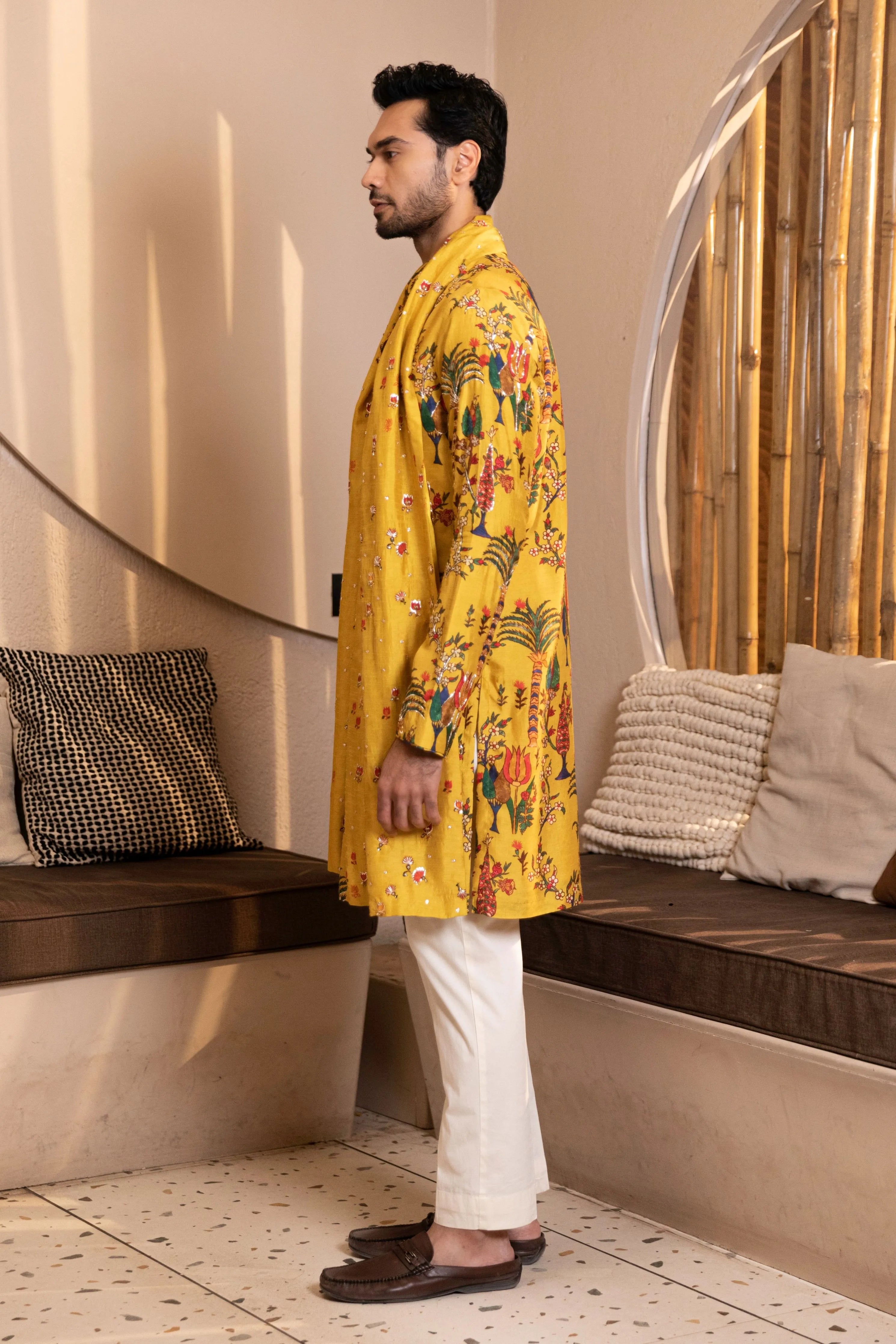 Tree of Life Kurta Stole Set