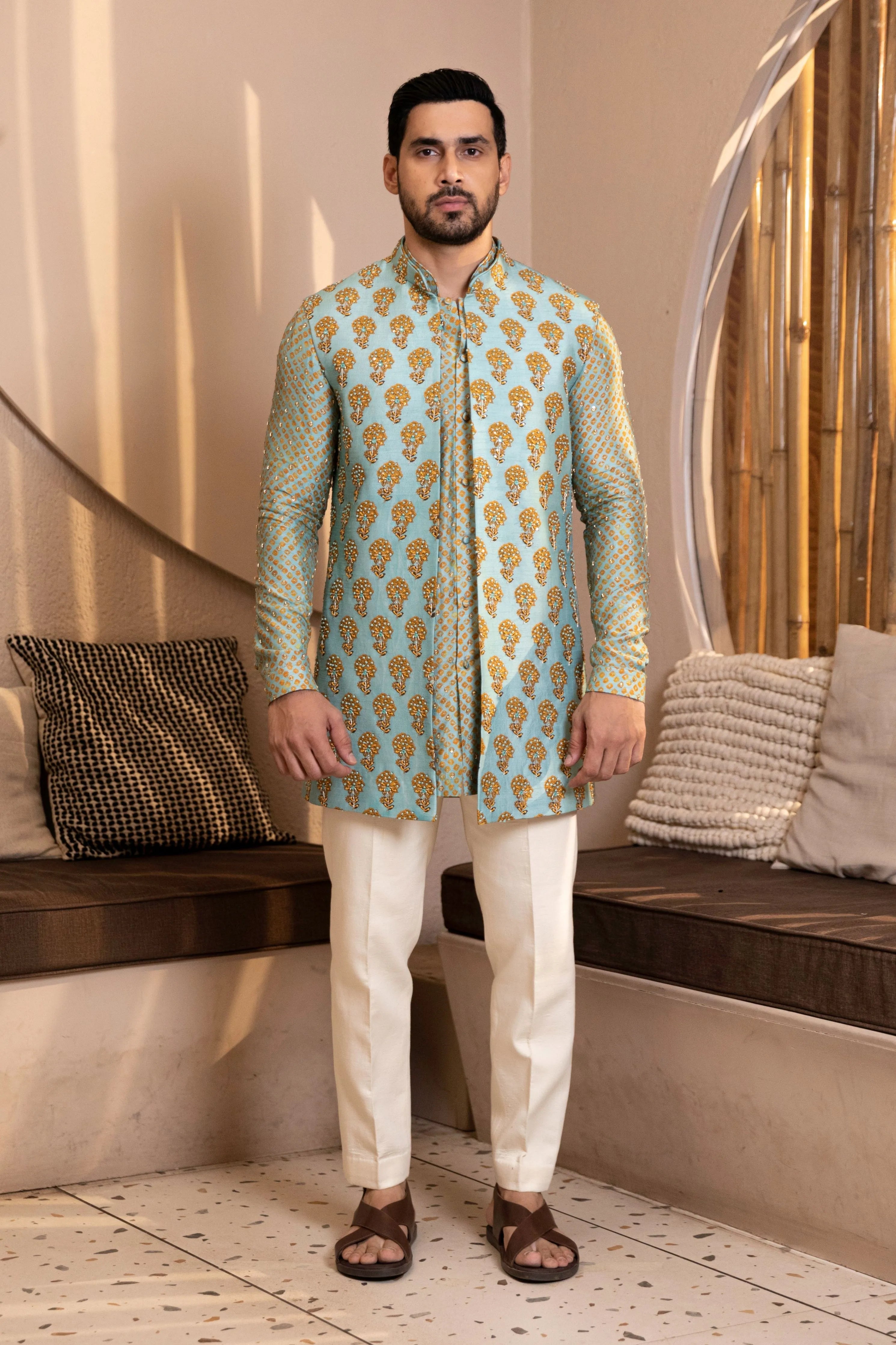 Bandhani Bonsai Kurta Bandi Set