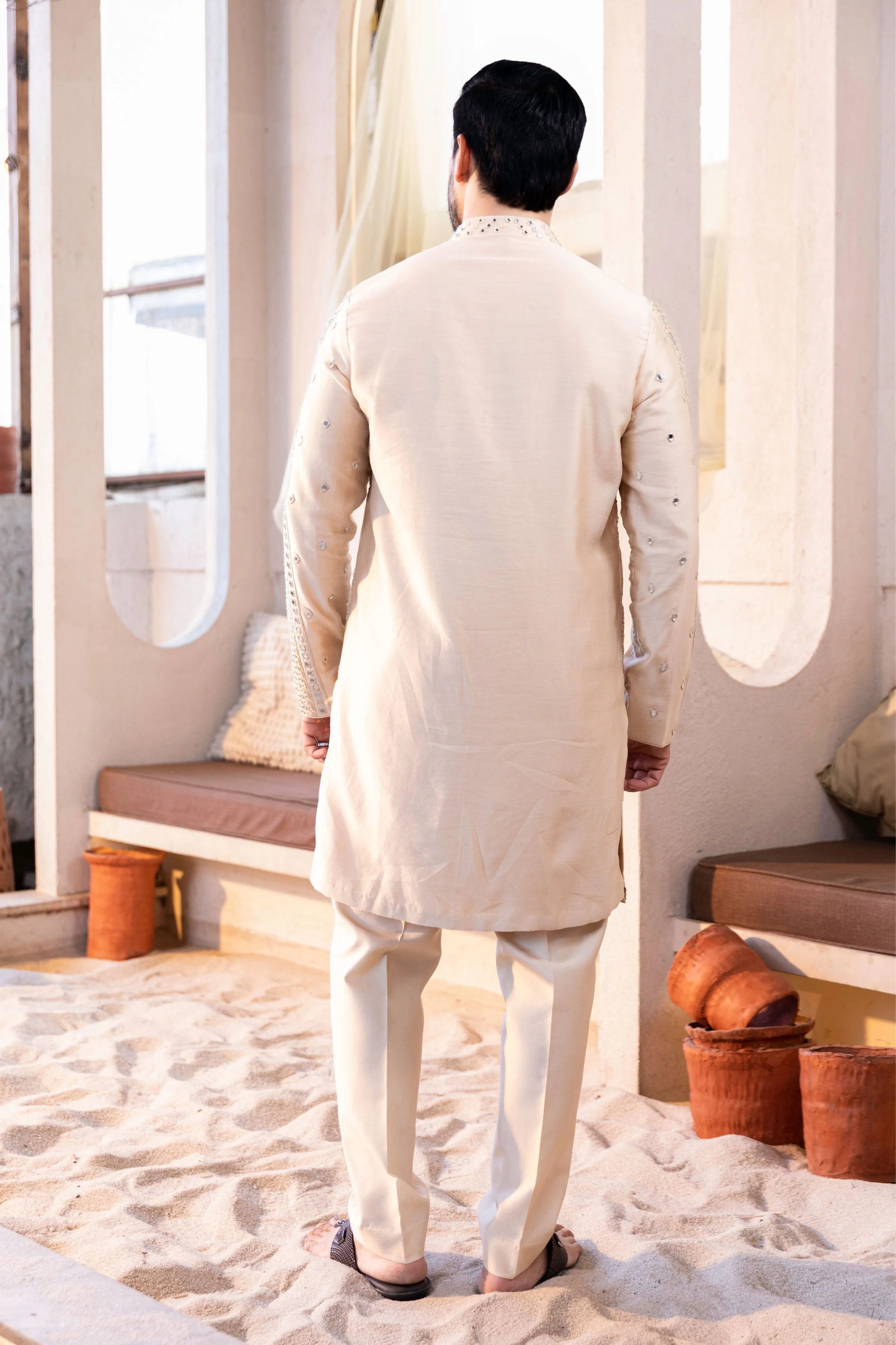New Heavy Mirror Kurta Set