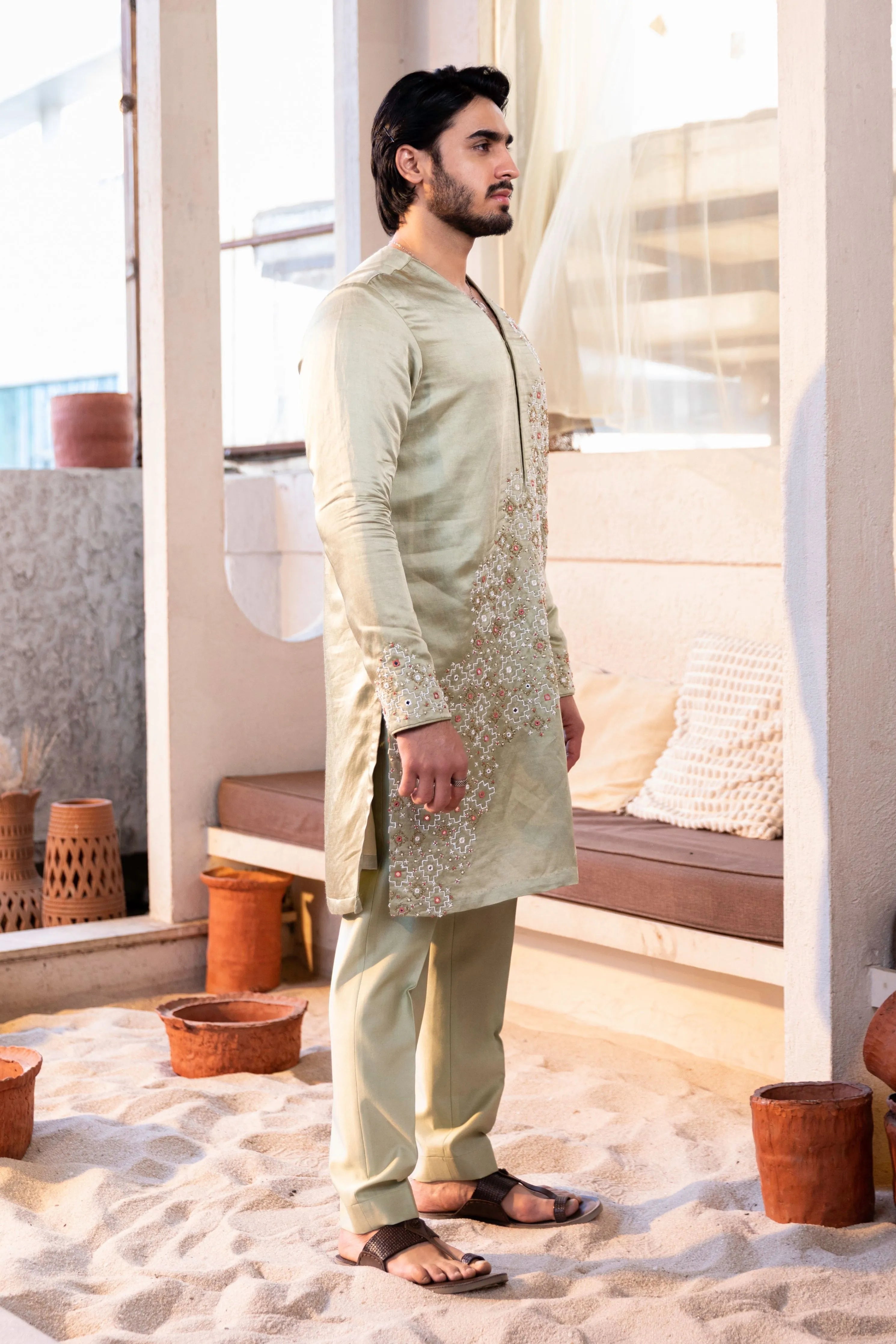 Star Cross Kurta Set