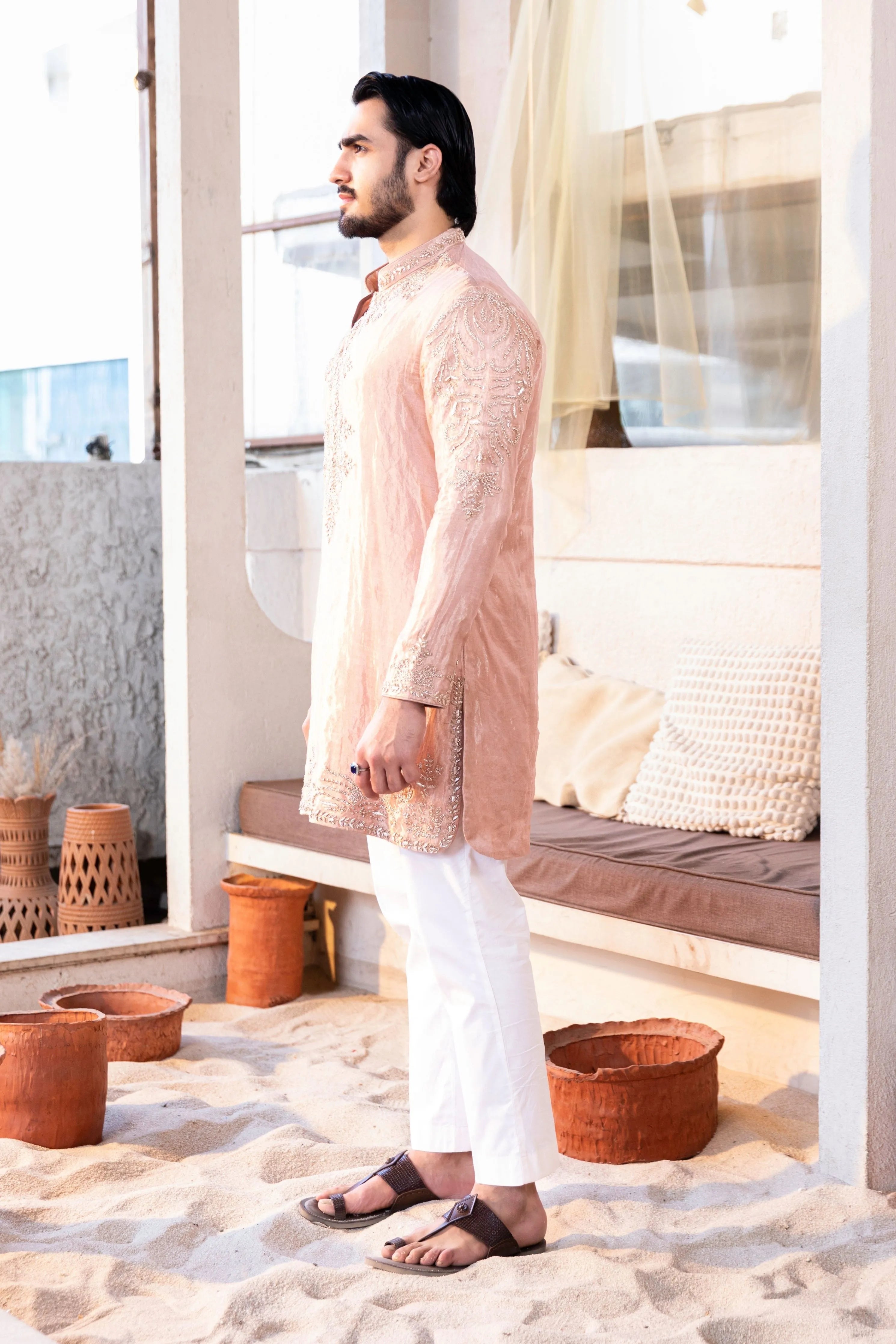 Tissue Maharaja Kurta Set
