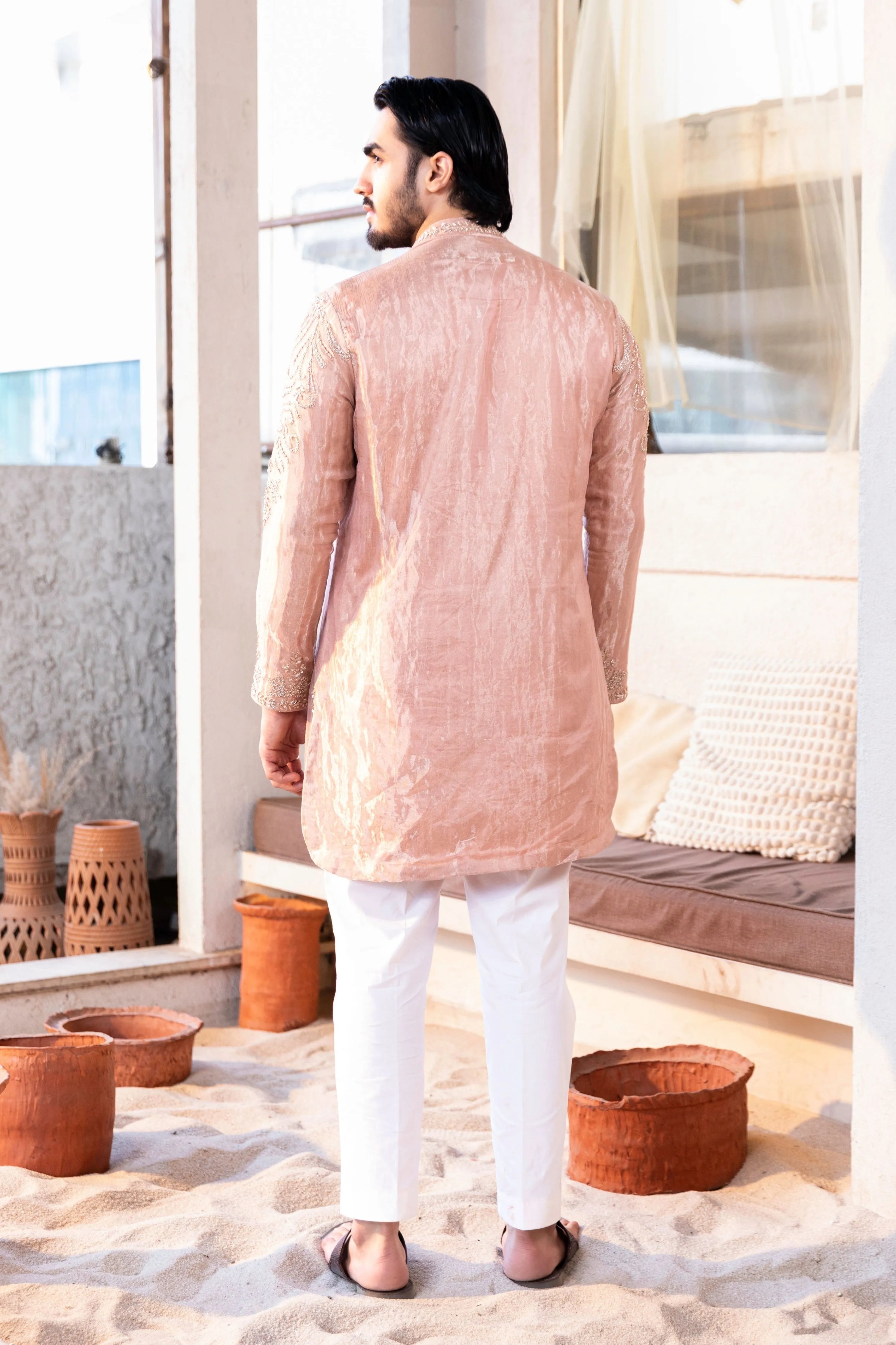 Tissue Maharaja Kurta Set