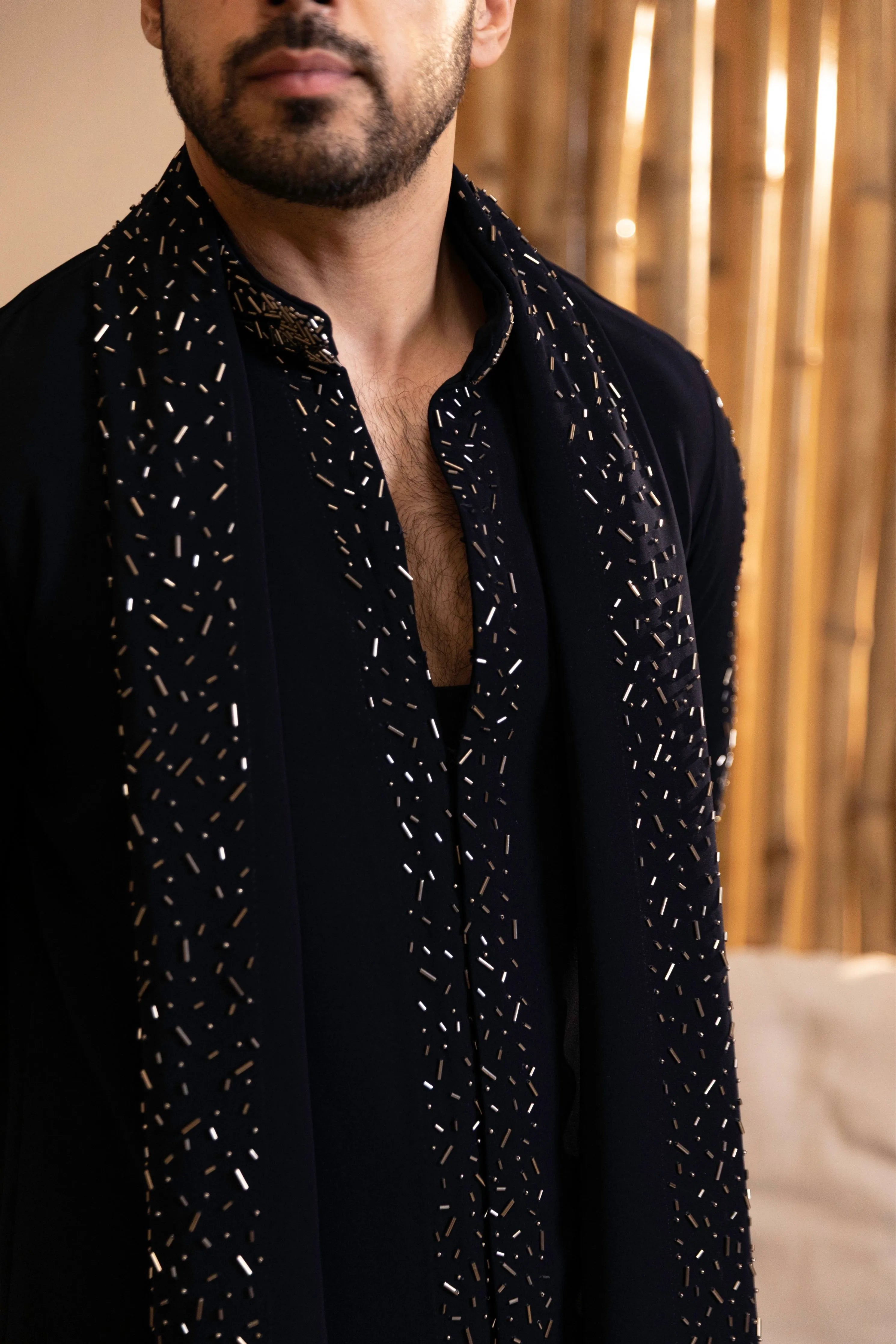 Glitterfall Kurta Stole Set