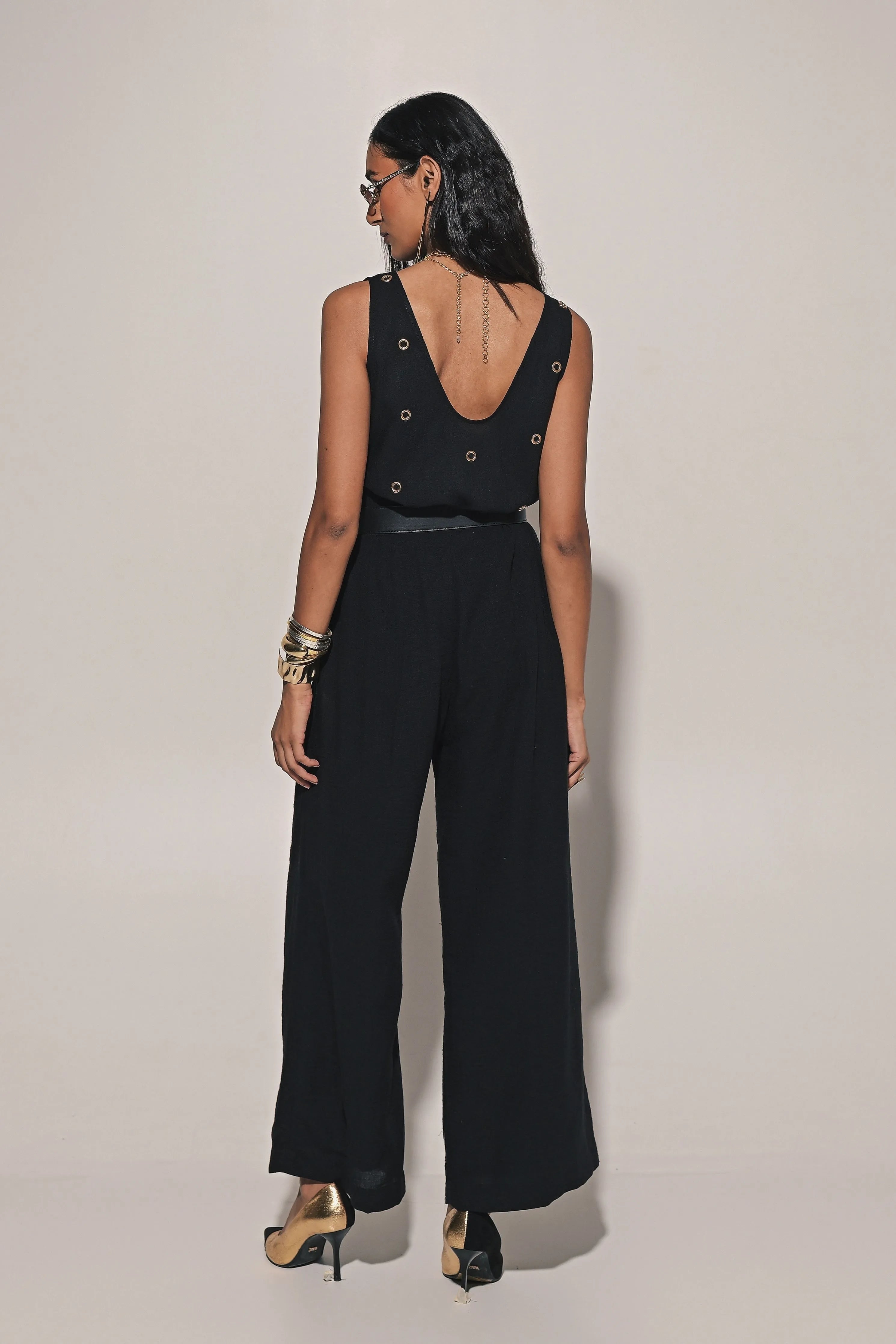 Kage Blouse With Pants And Overcoat