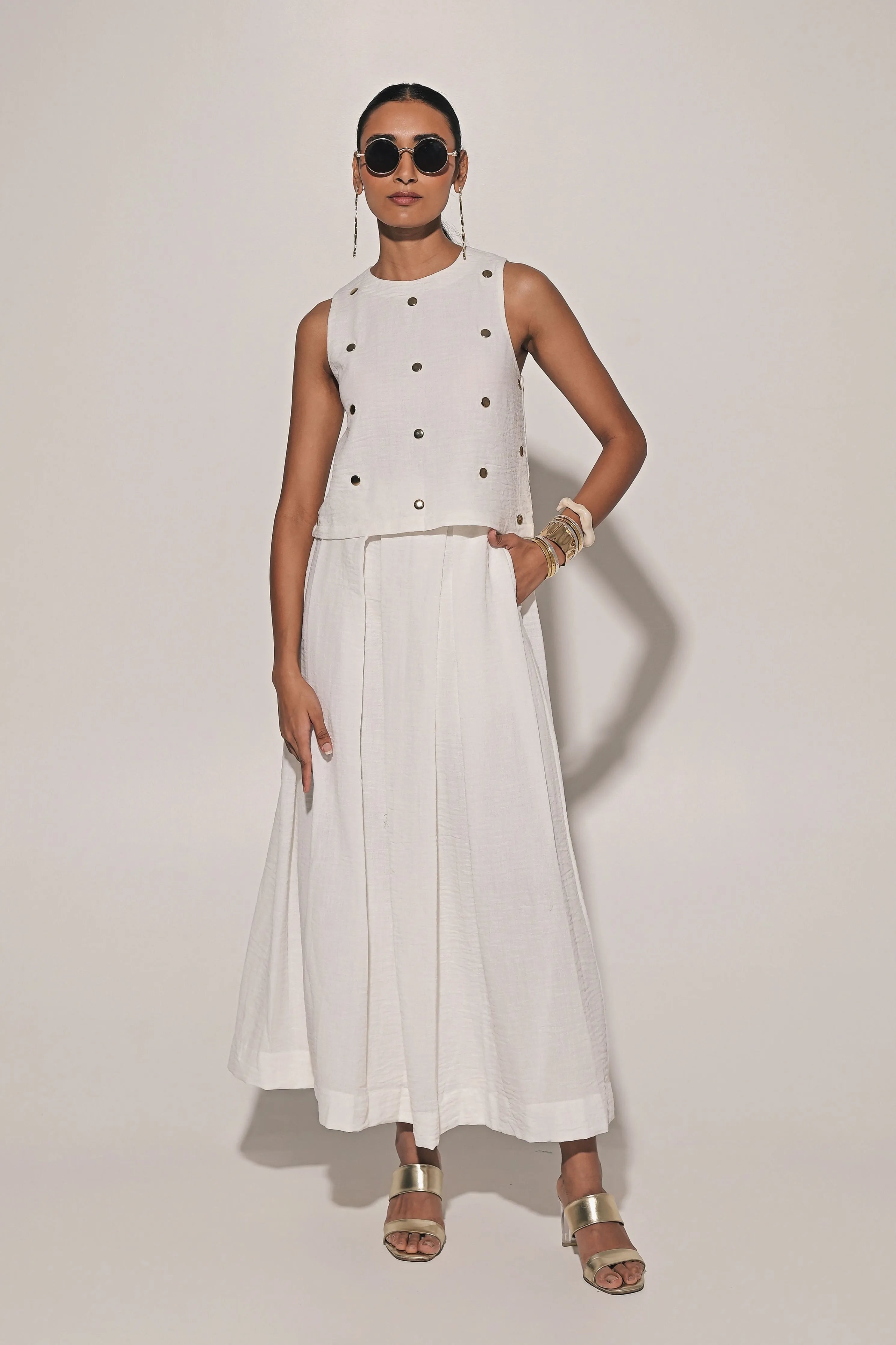 Hikari Top With Elan Skirt