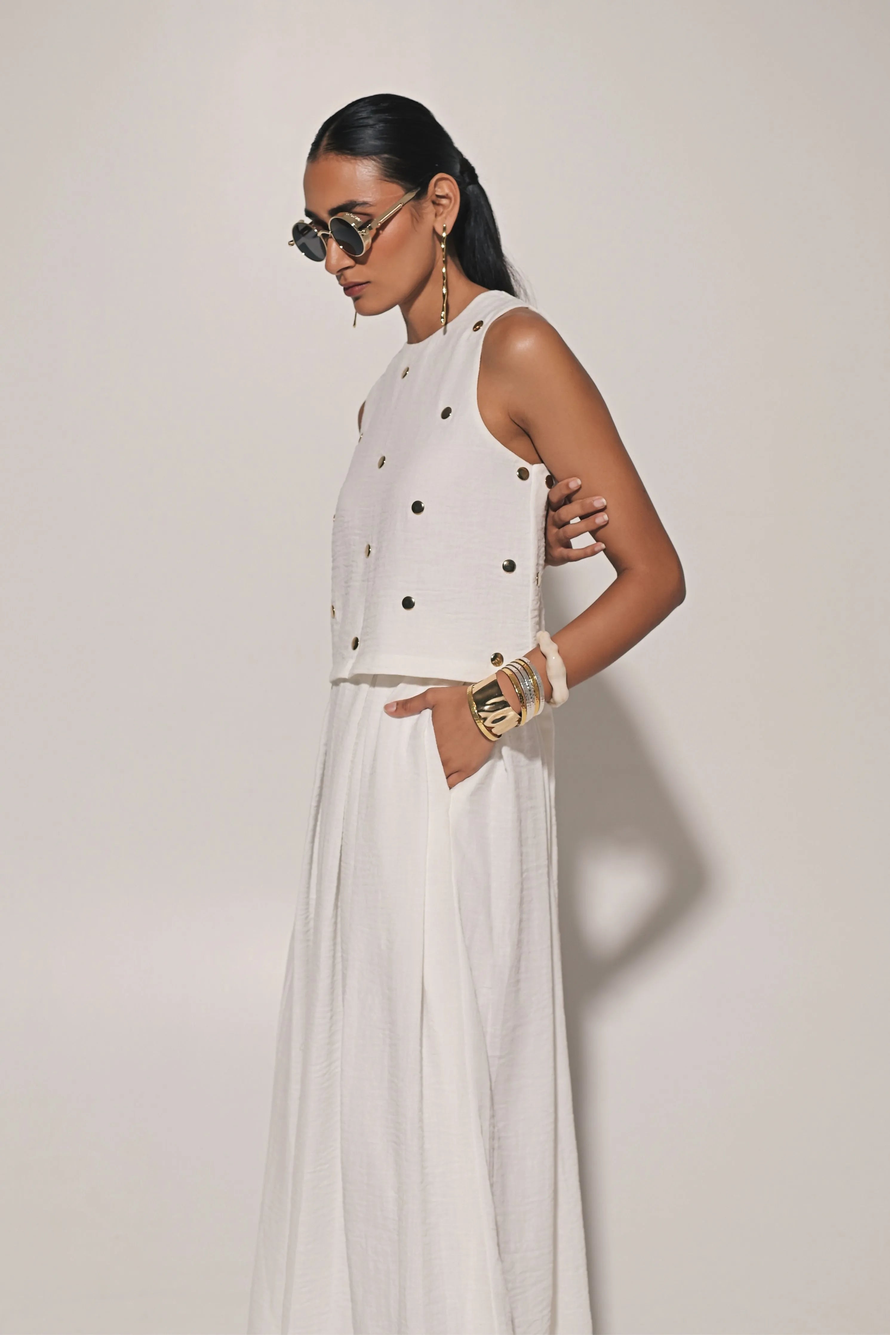 Hikari Top With Elan Skirt