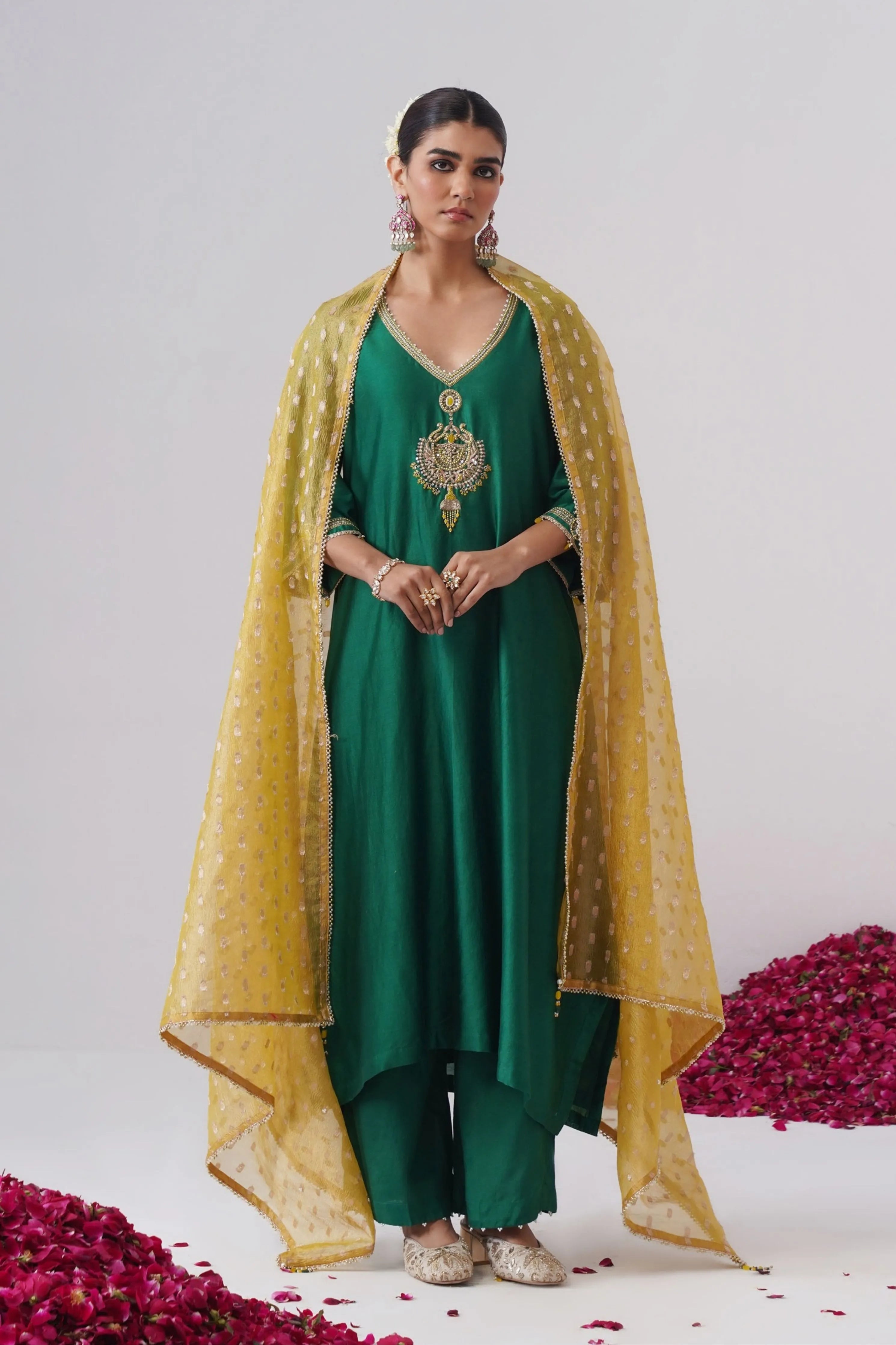 Gulbagh Kurta Set