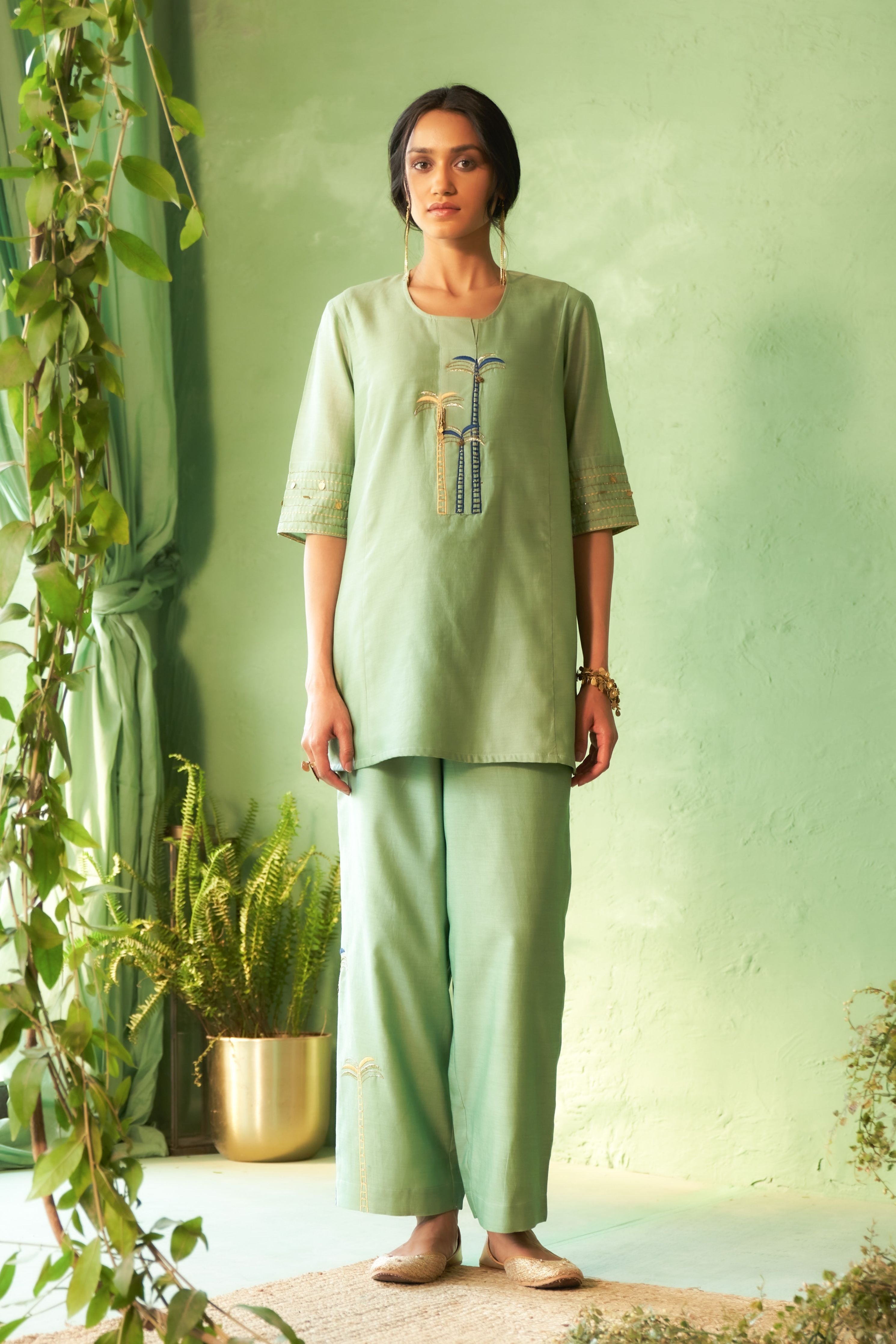 Tea Green Coord Set