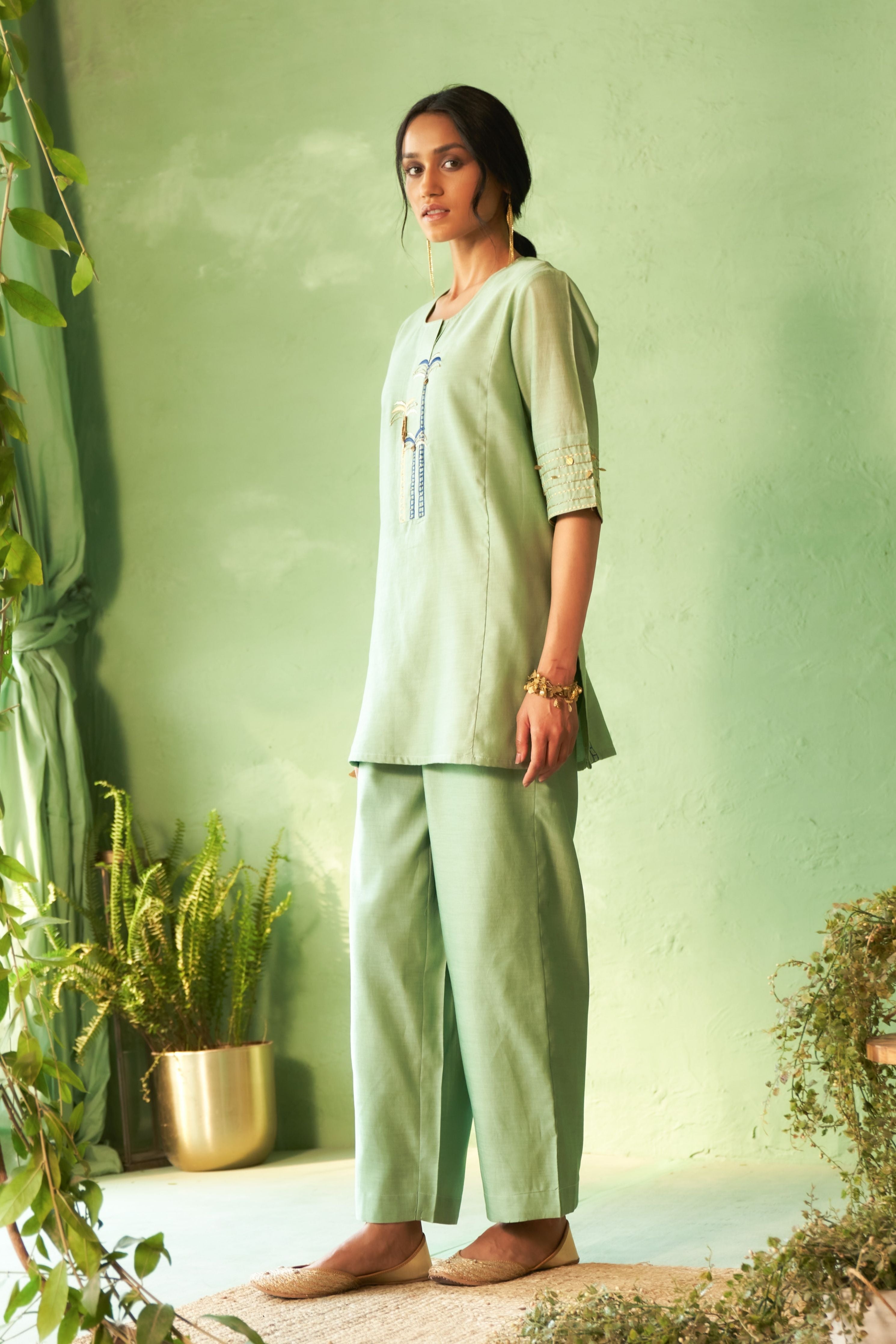 Tea Green Coord Set