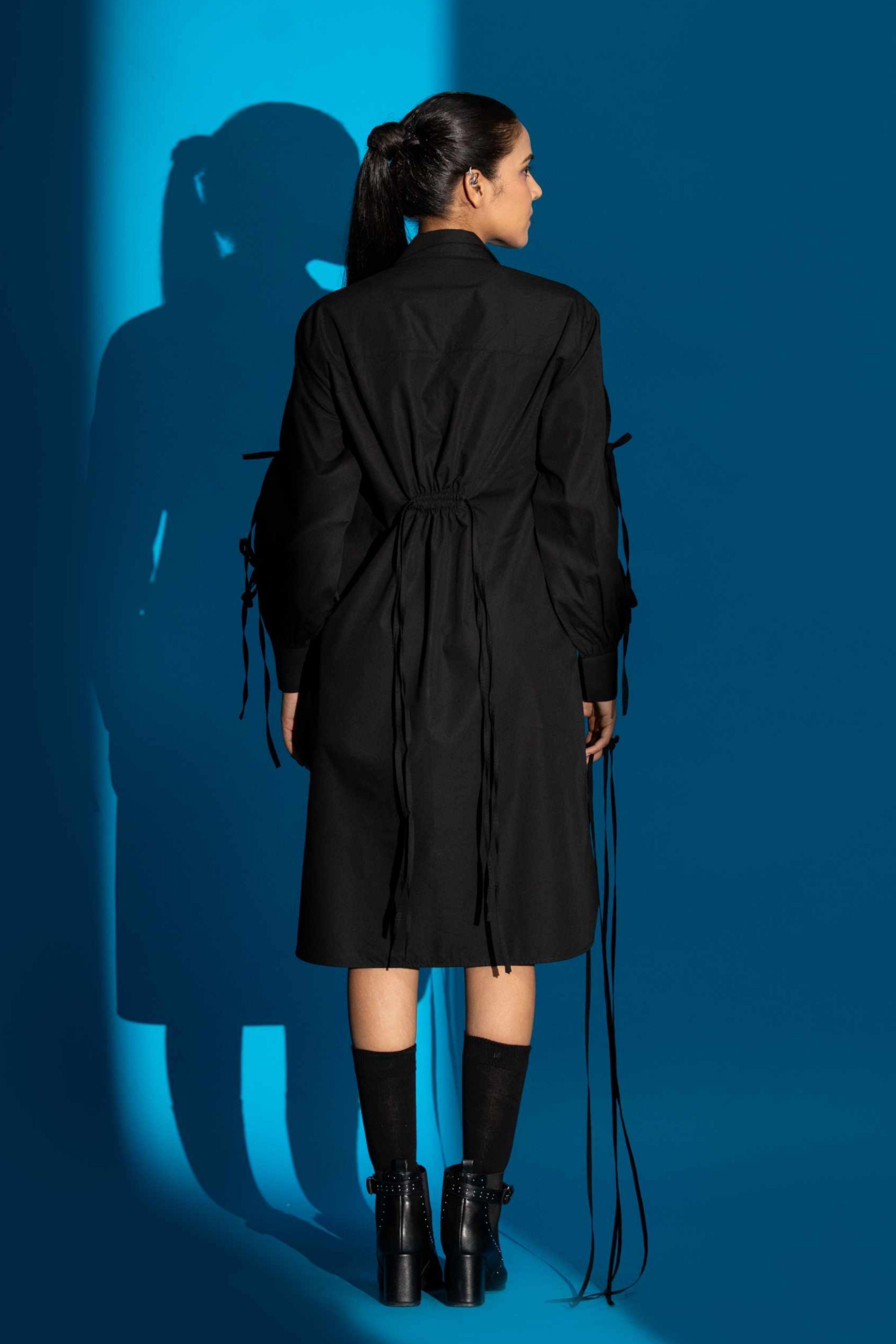 Black Krake Octopus Dress