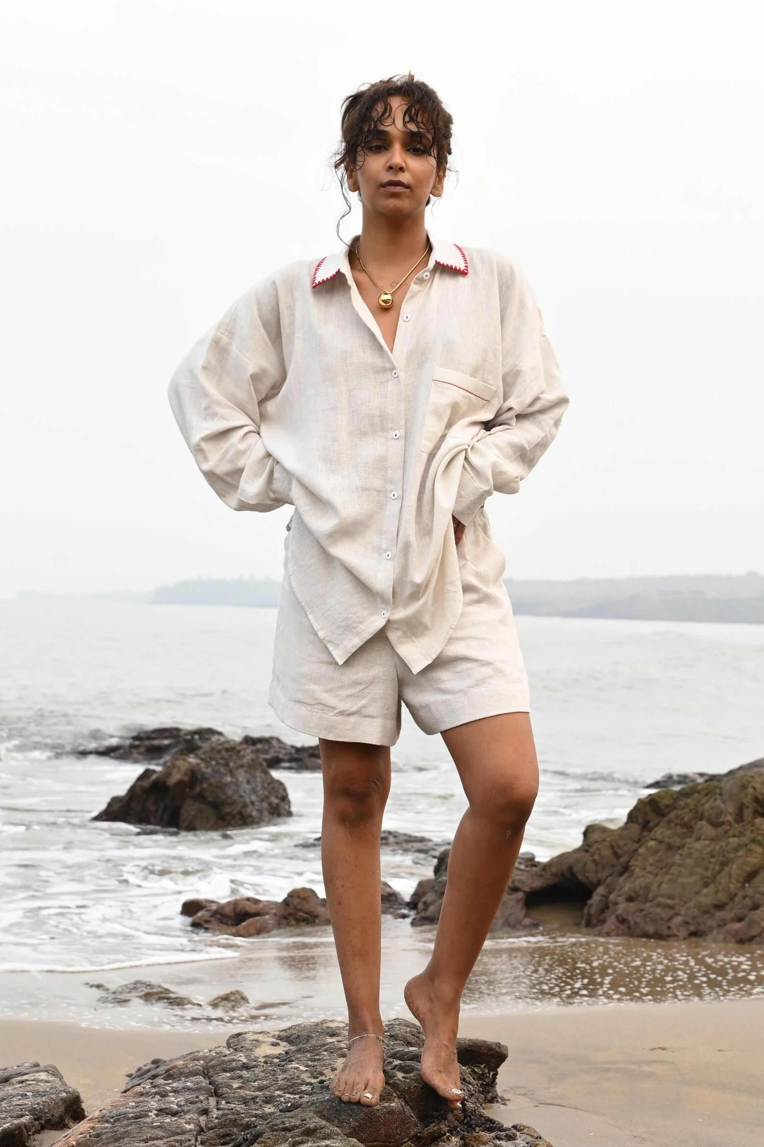 Stella Ombré Patched Shirt