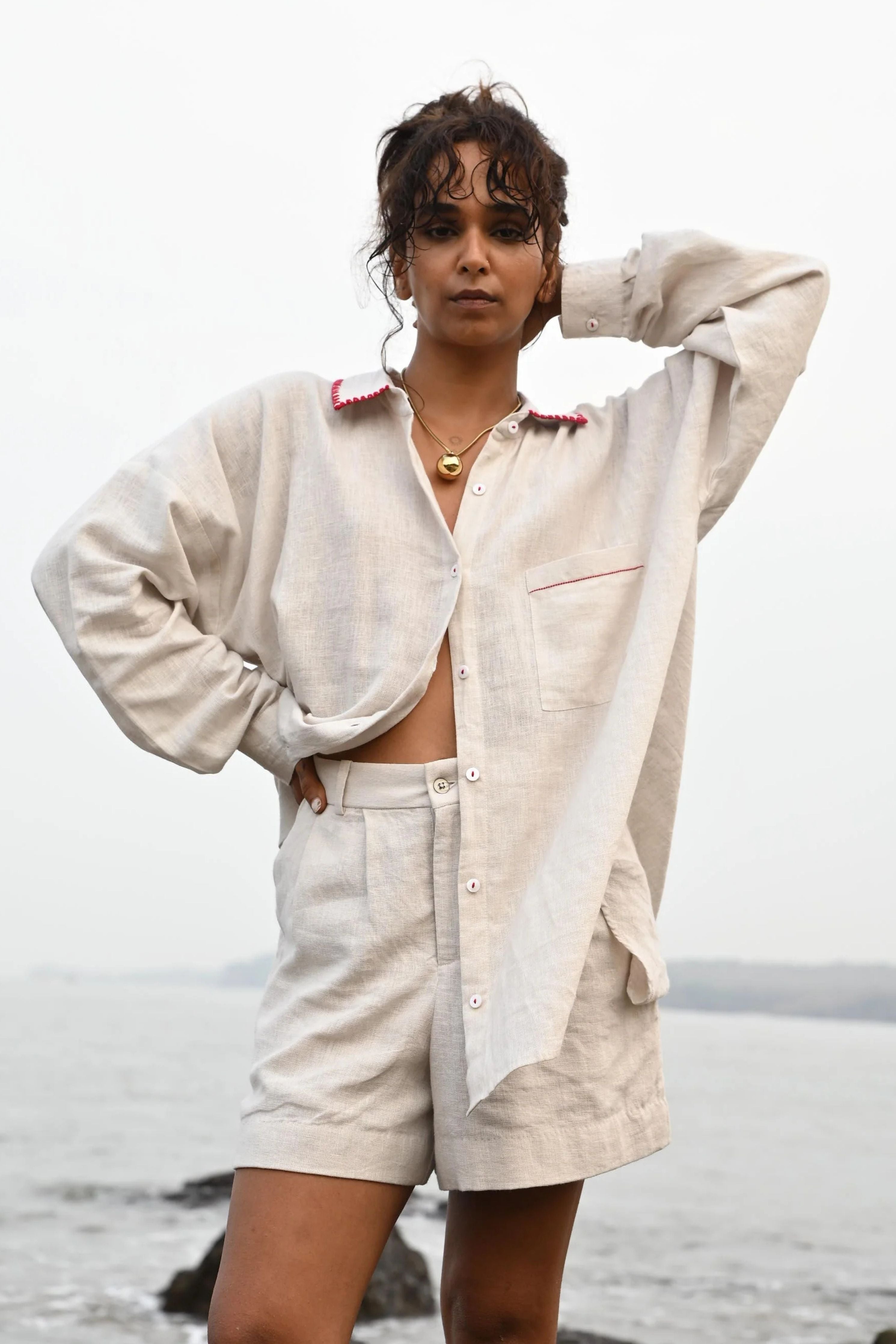 Stella Ombré Patched Shirt
