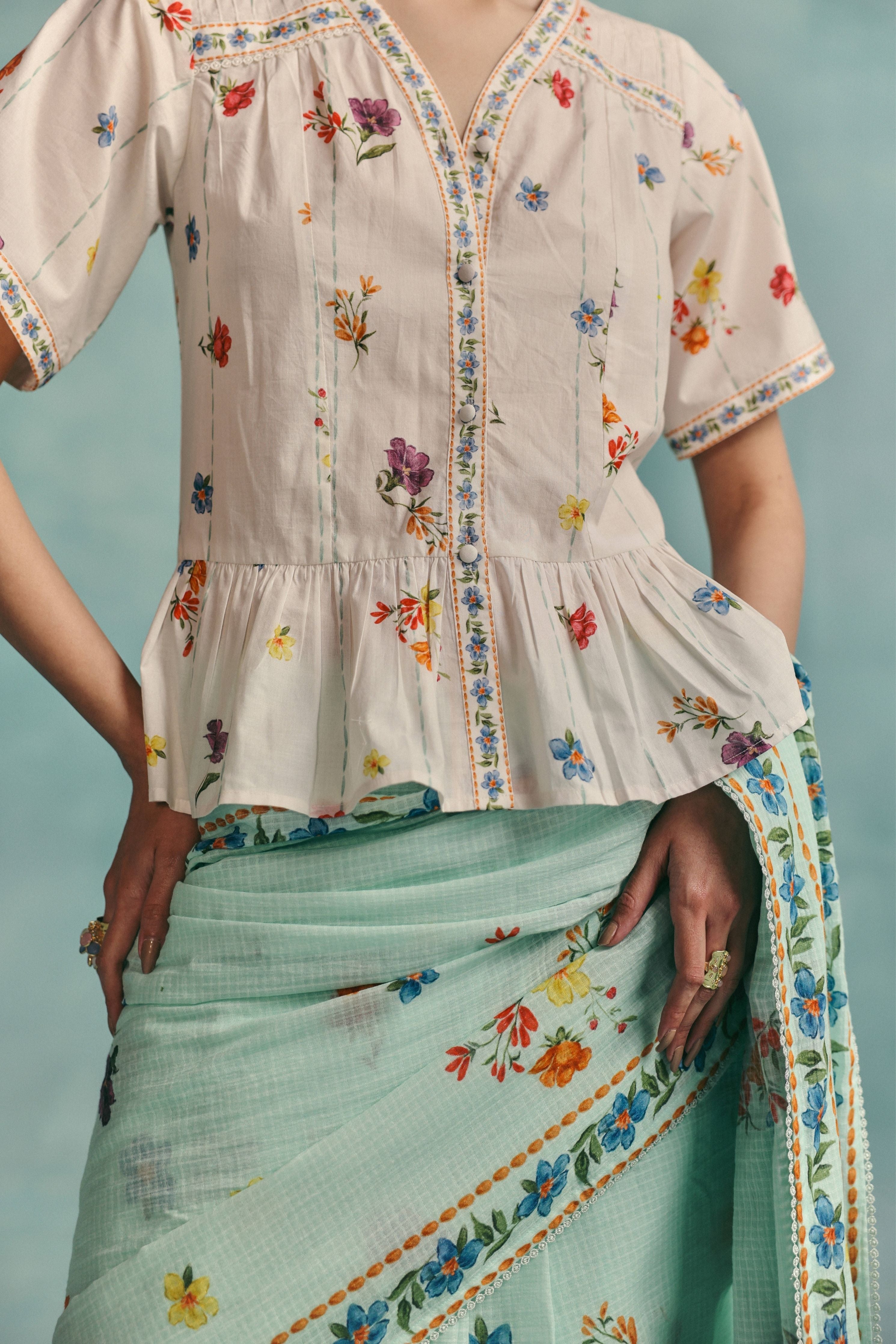 Daisy Blouse  Ecru
