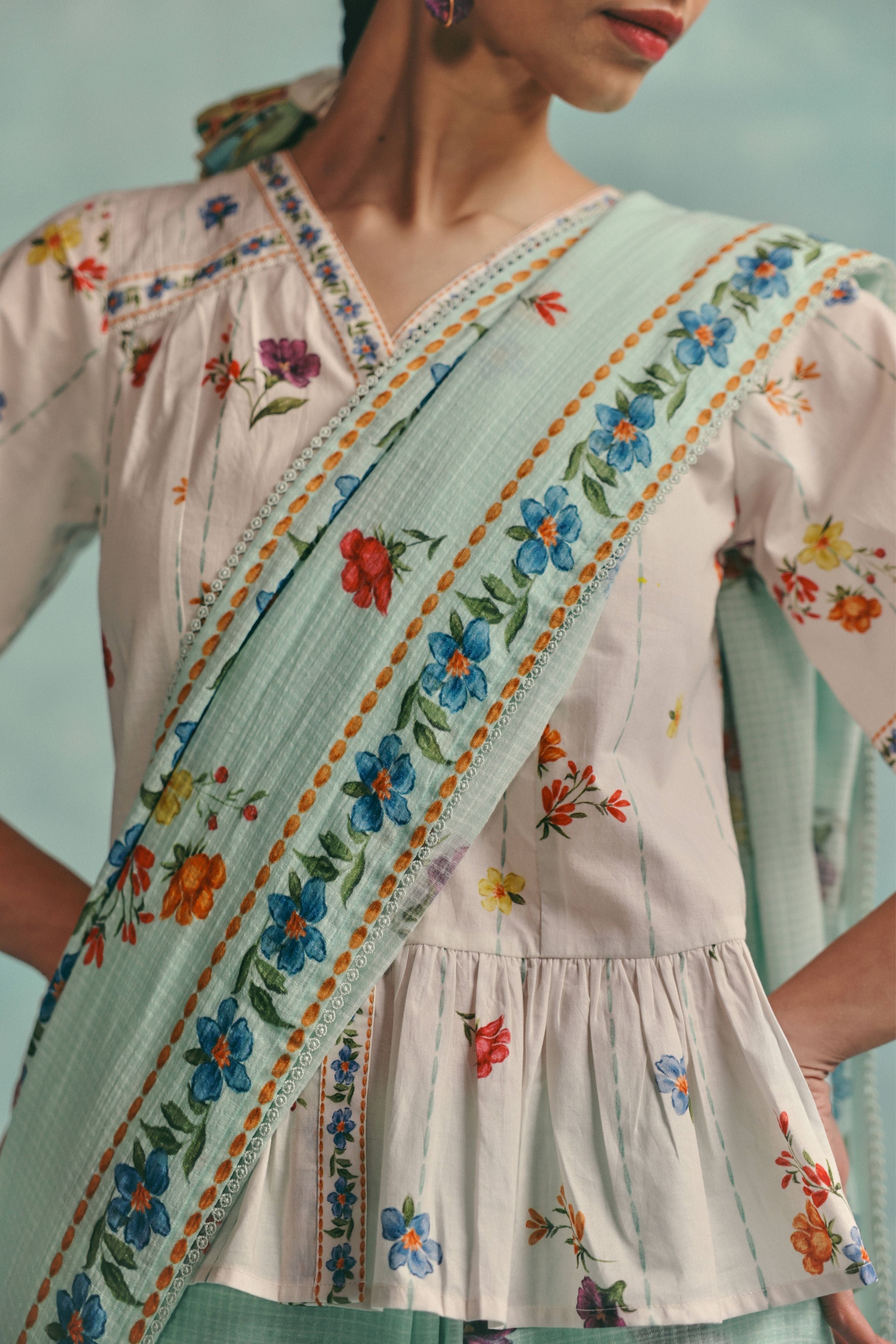 Daisy Blouse  Ecru