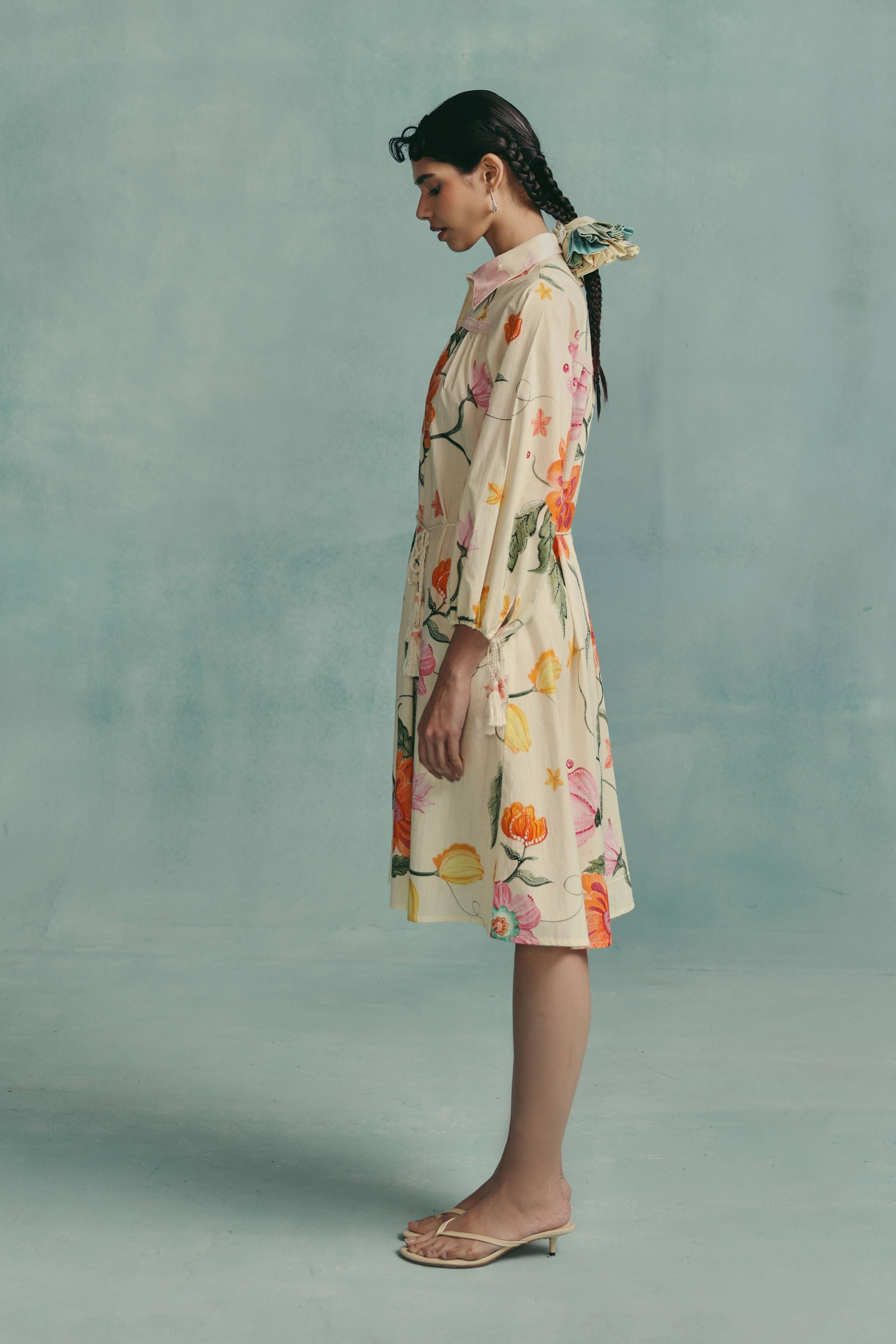 Dahlia Shirt Dress Ecru