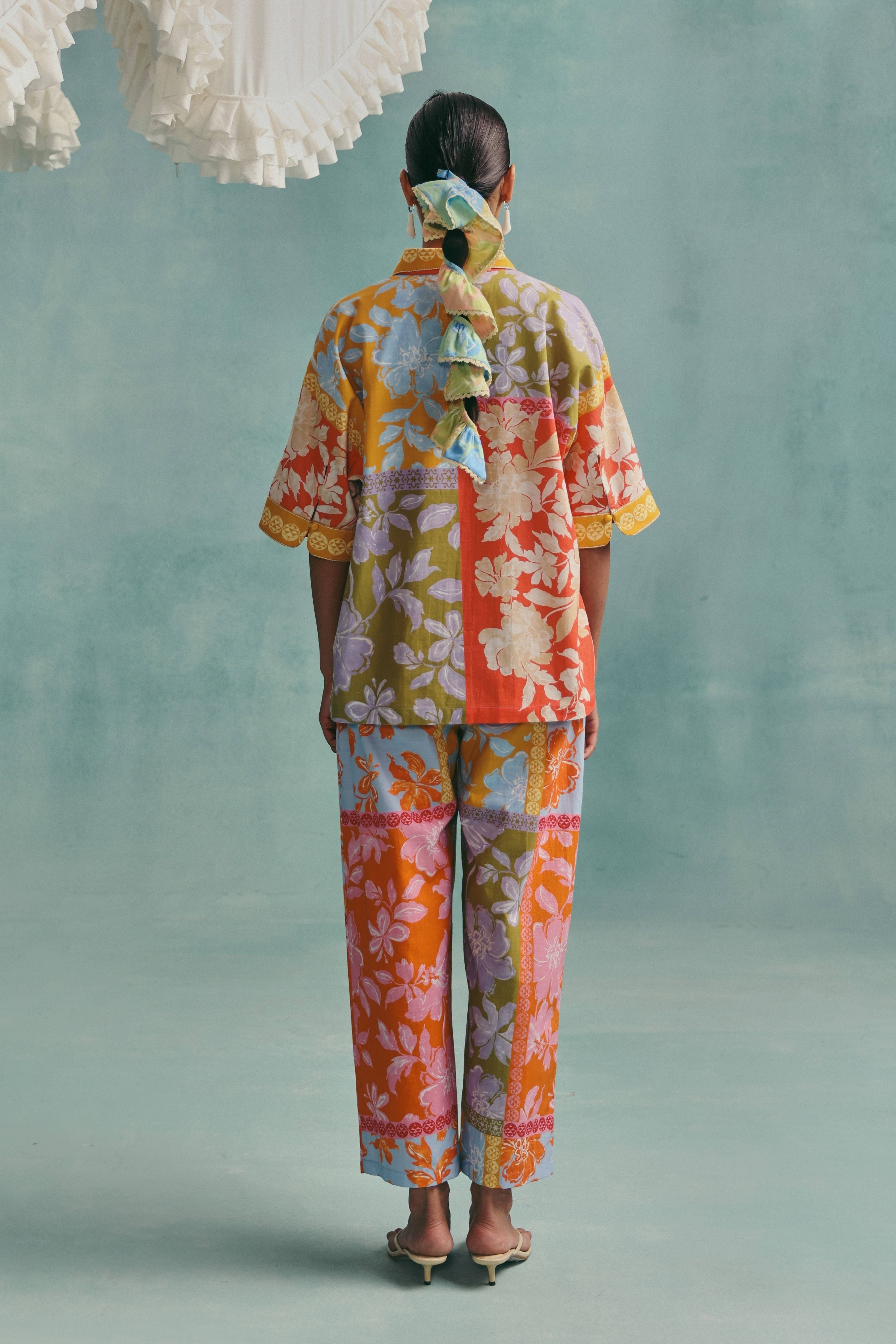 Patchwork Collared Co-Ord Set