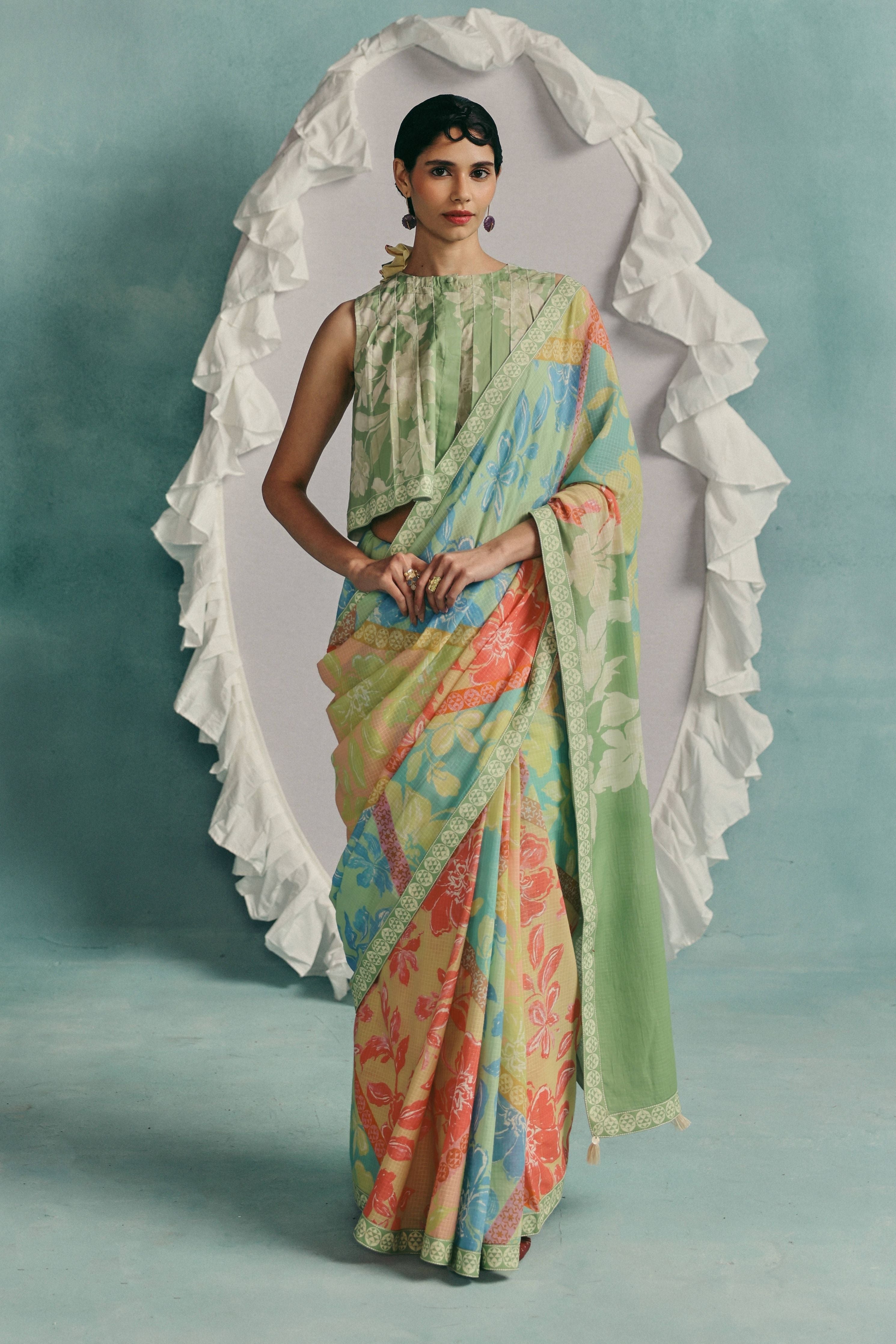 Patchwork Saree