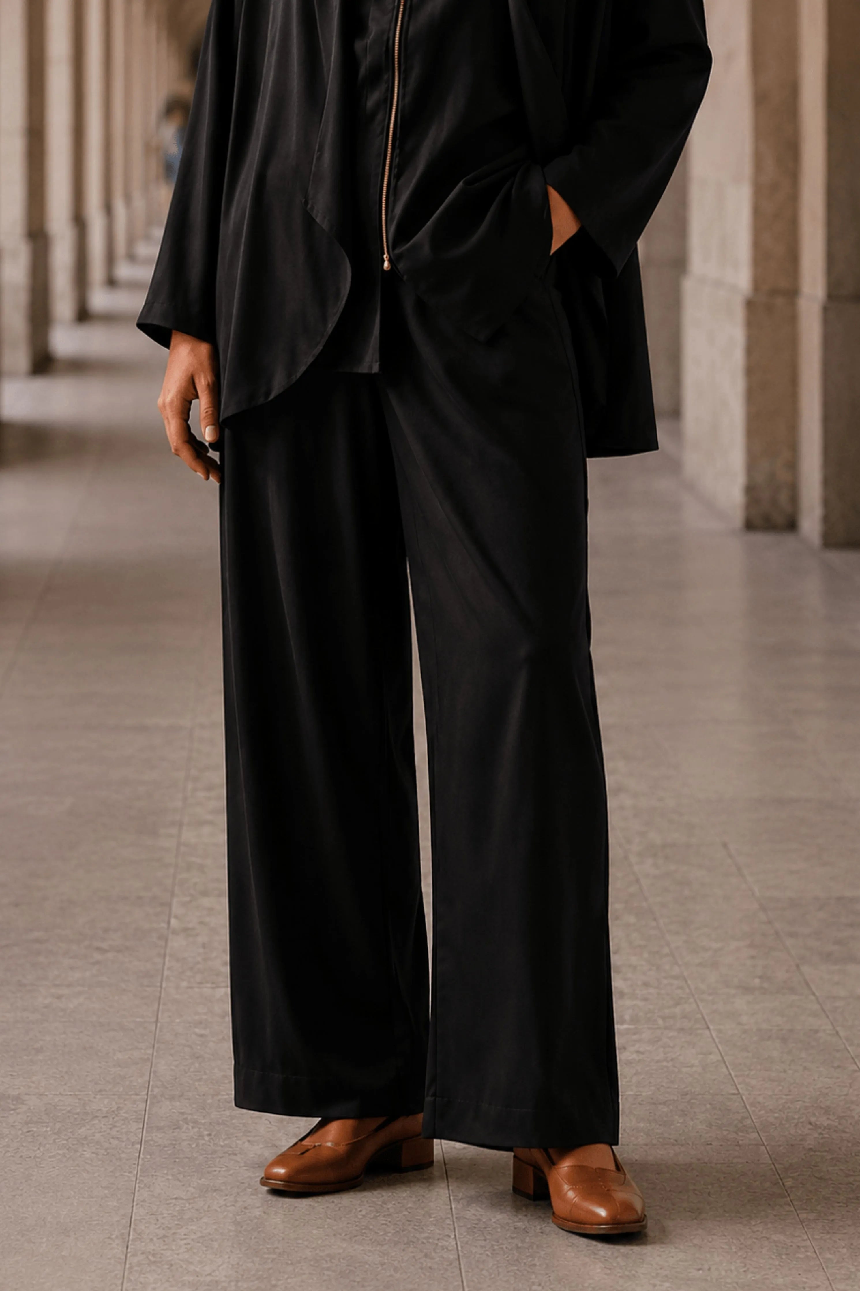 Black Three-Piece Co-Ord Set