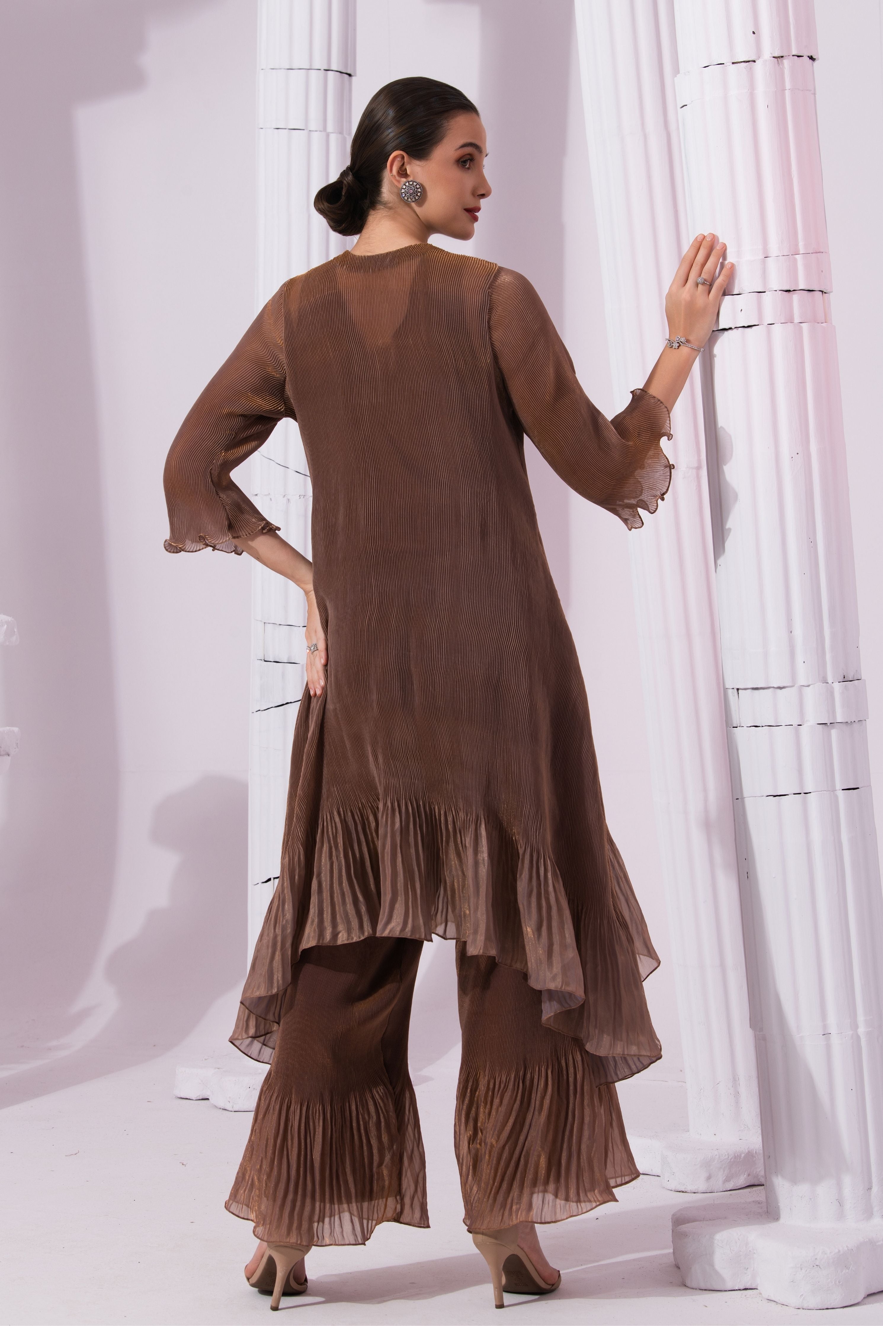 Metalic Chestnut Suit