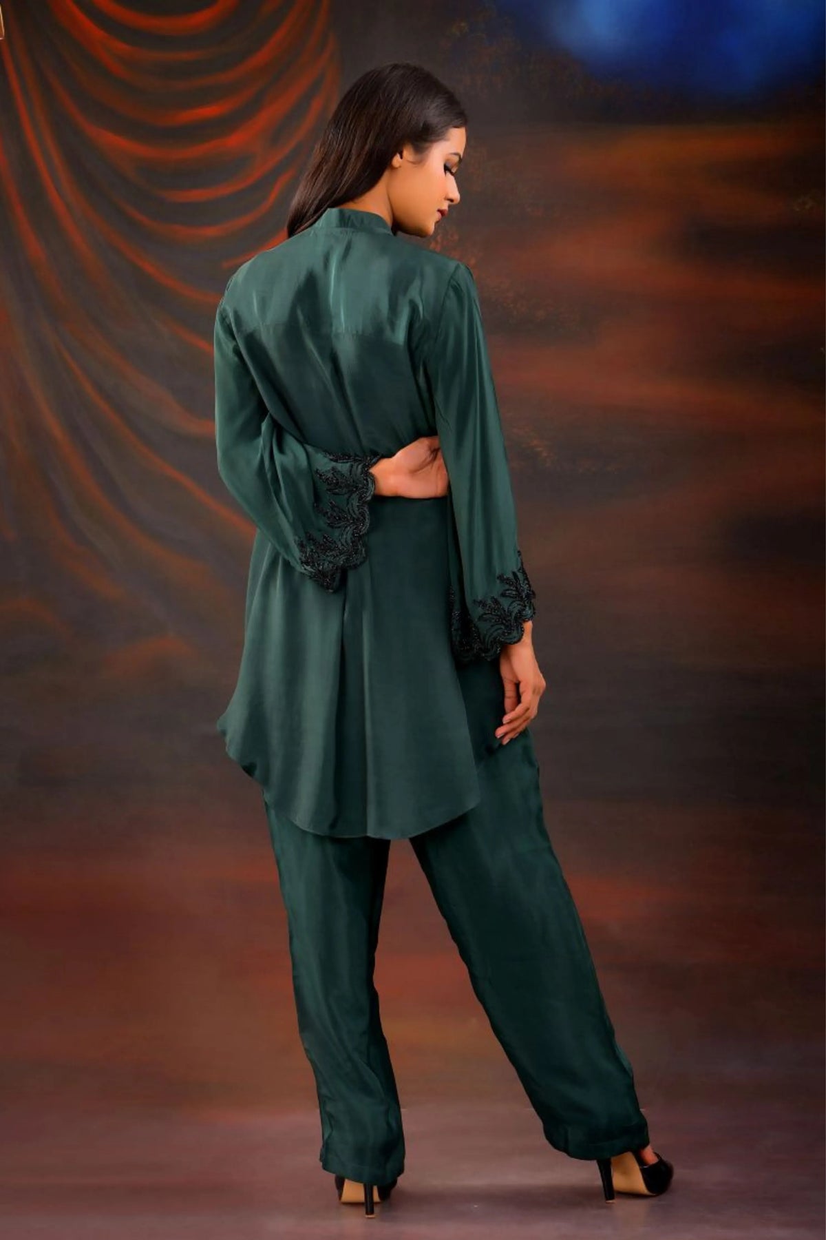 Green Asymmetric  Co-Ord Set