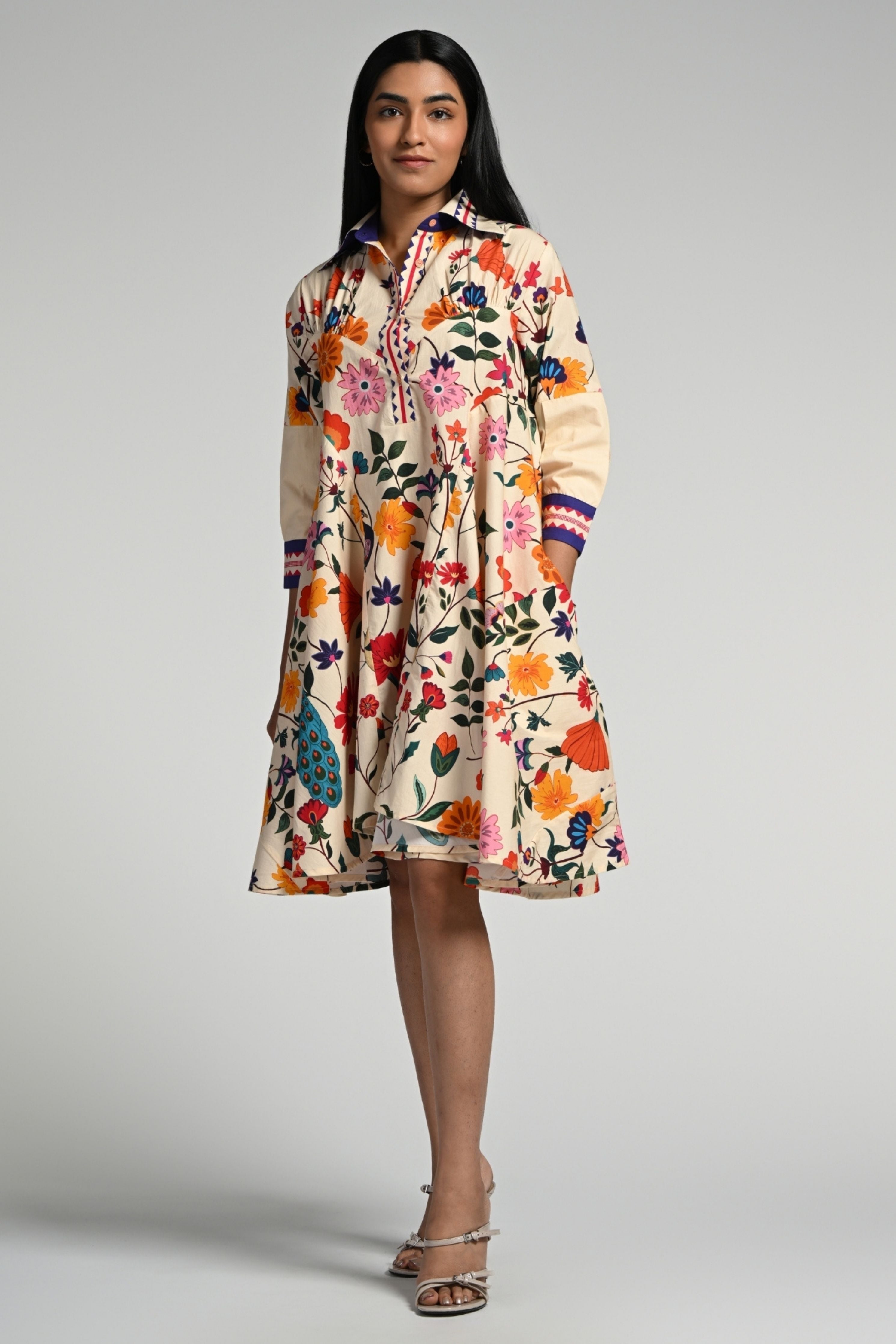 Bageecha Cotton Midi Dress