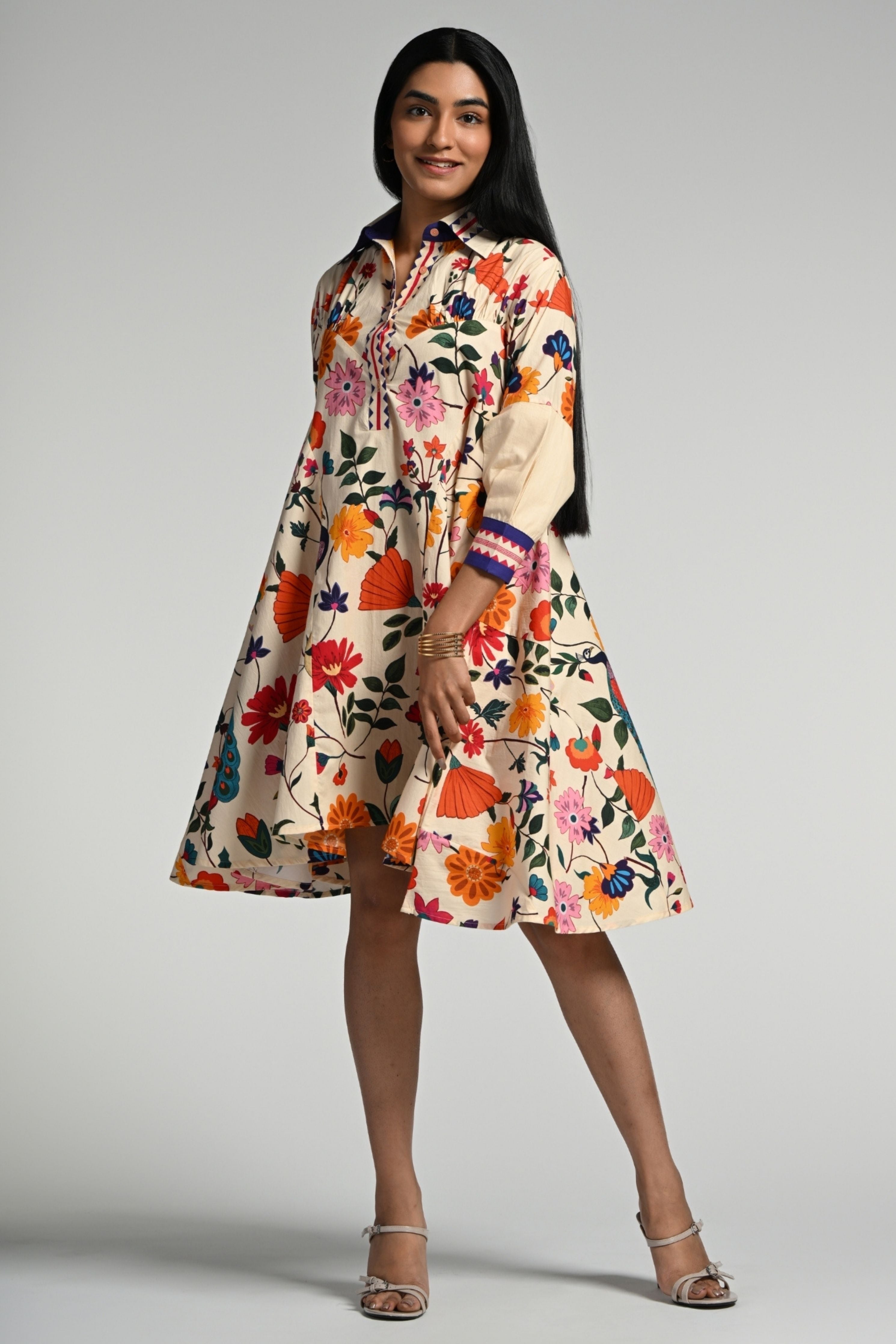 Bageecha Cotton Midi Dress