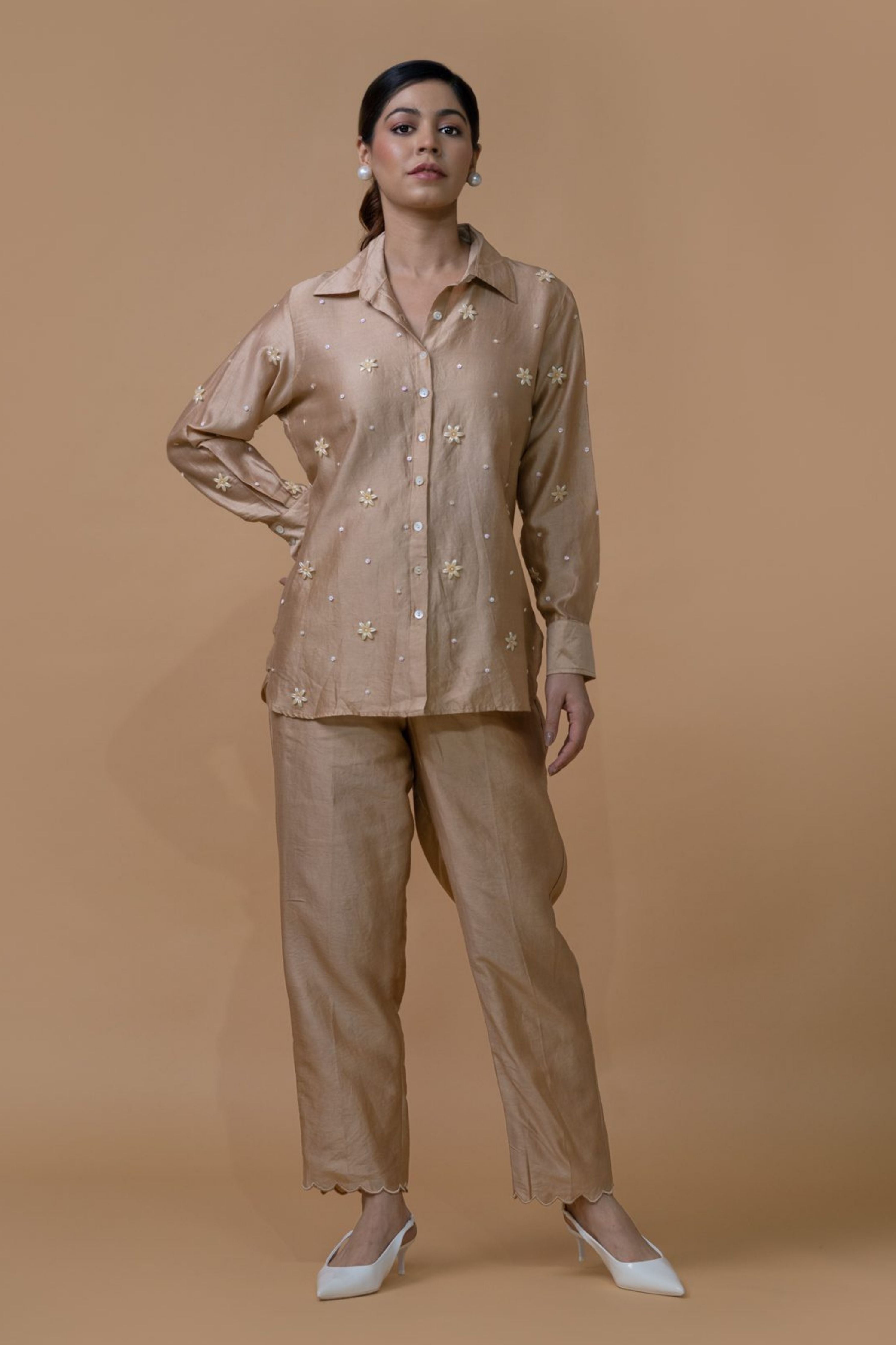Beige Coord Set
