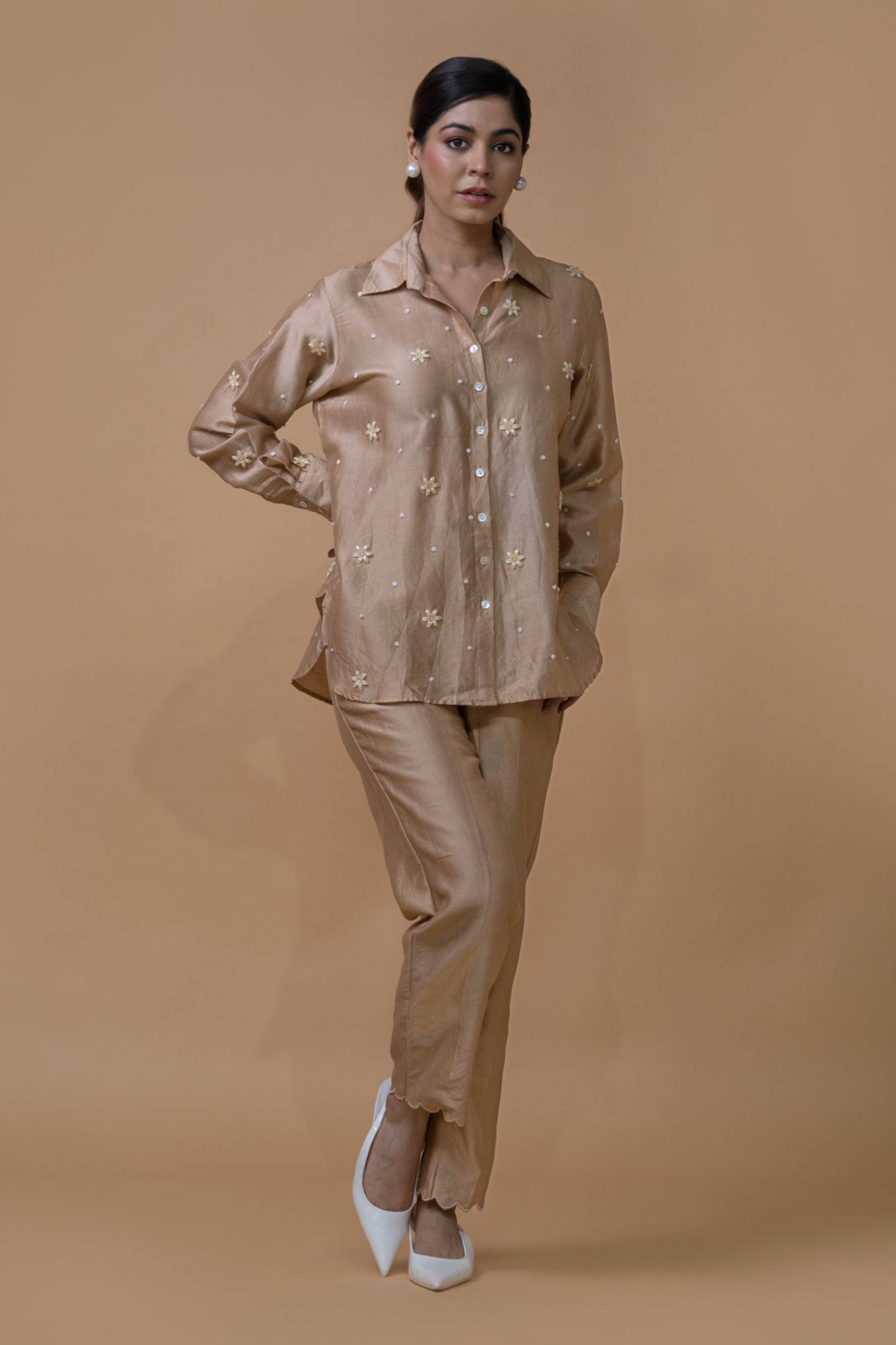 Beige Coord Set