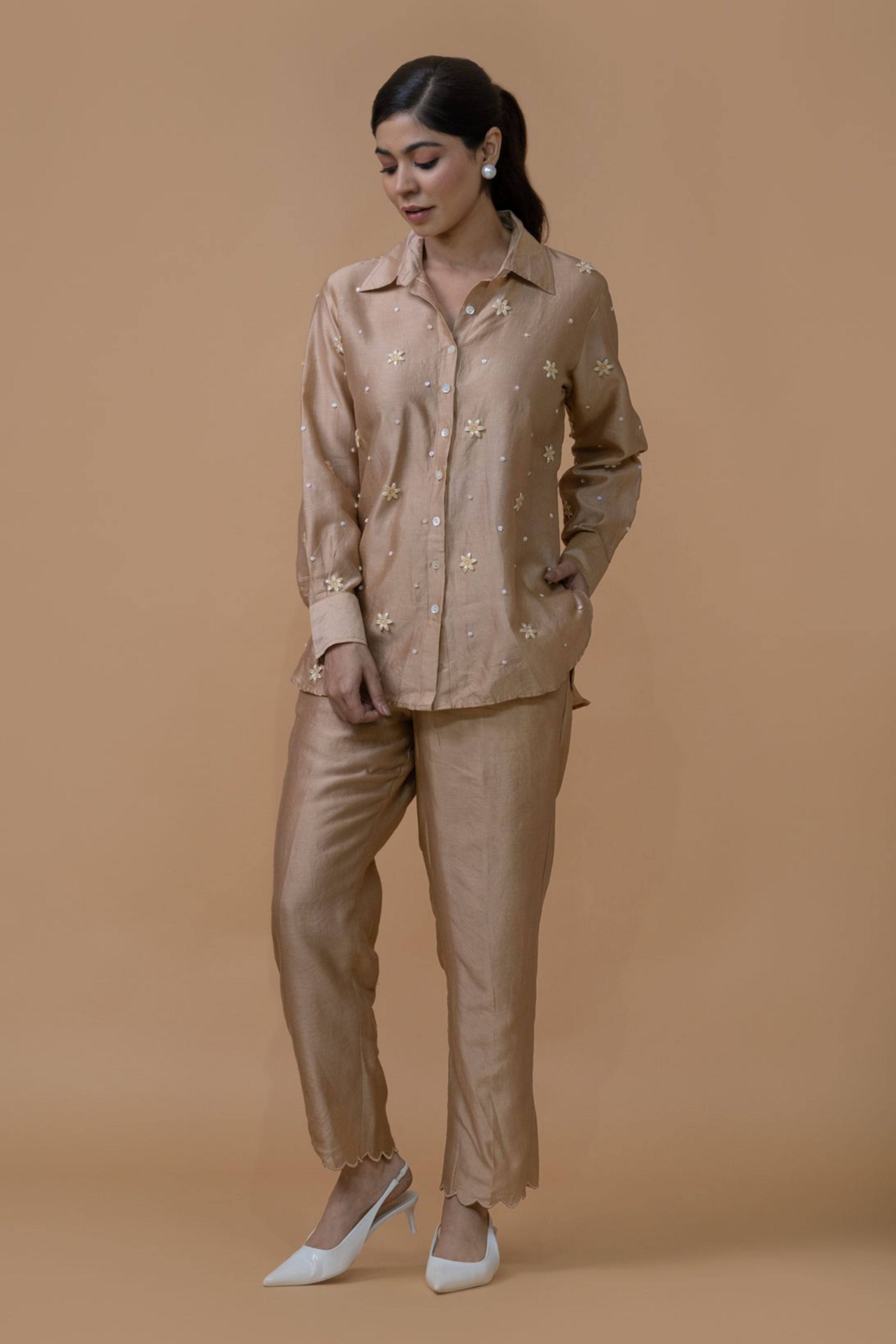 Beige Coord Set