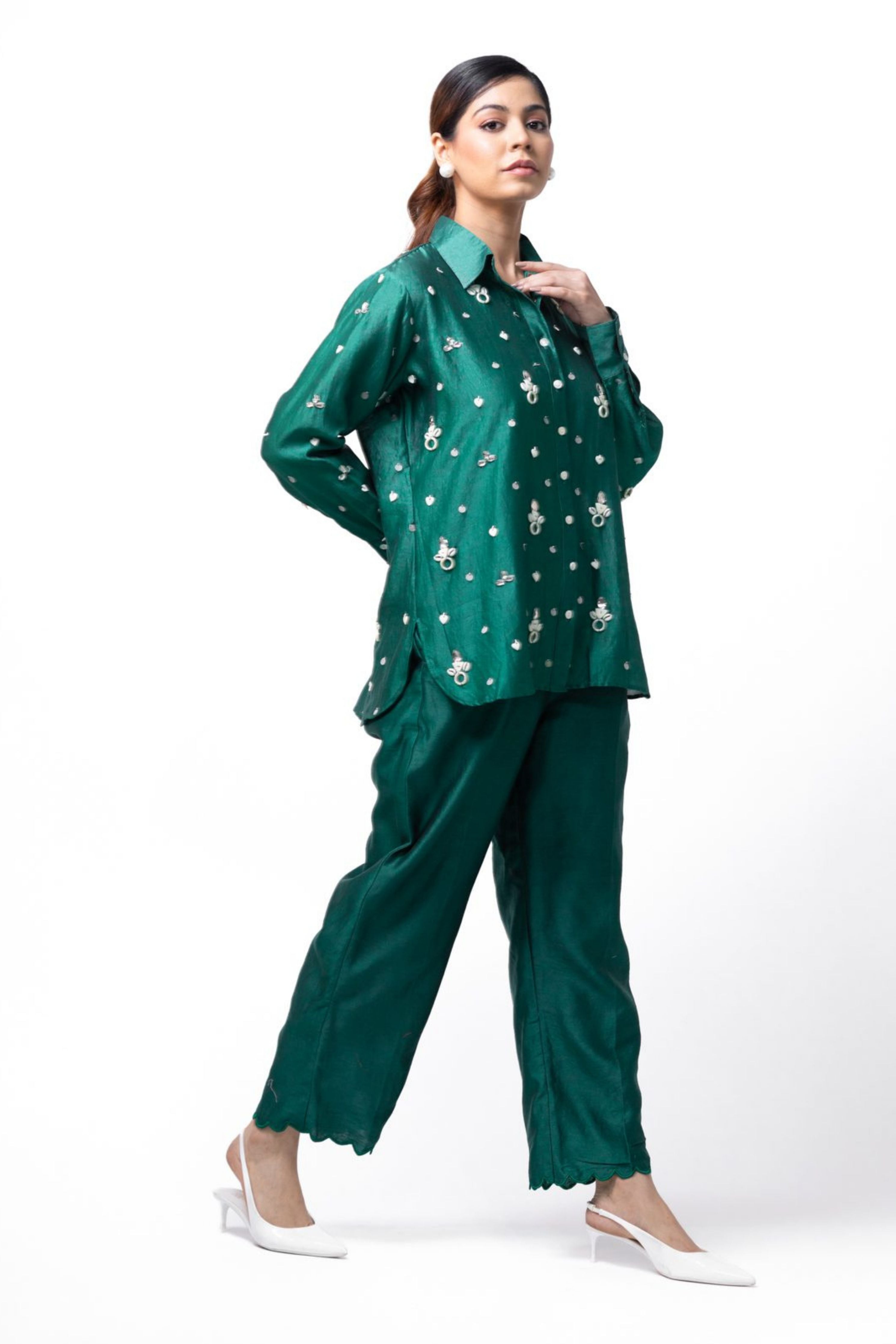 Emerald Green Coord Set