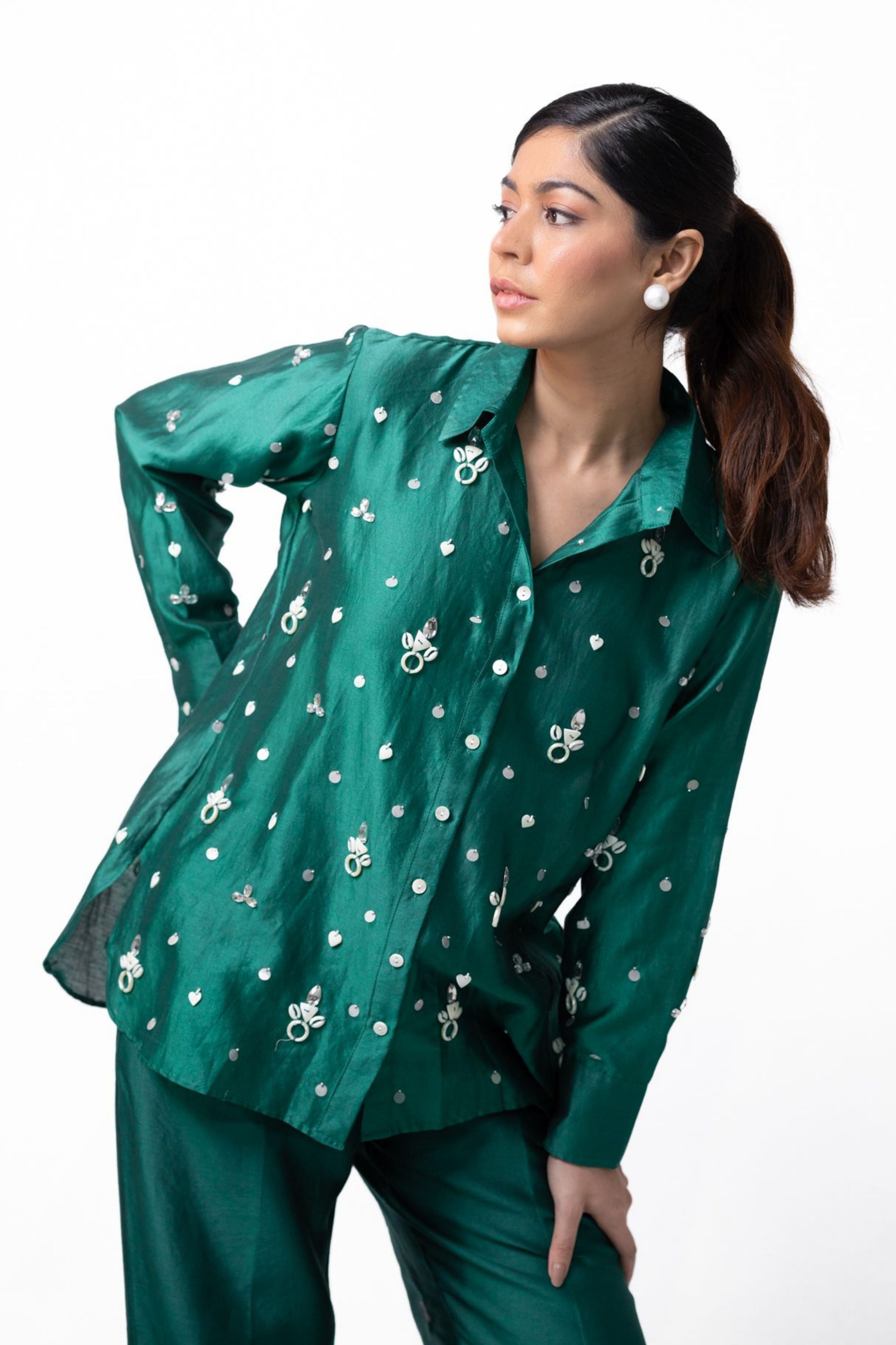 Emerald Green Coord Set