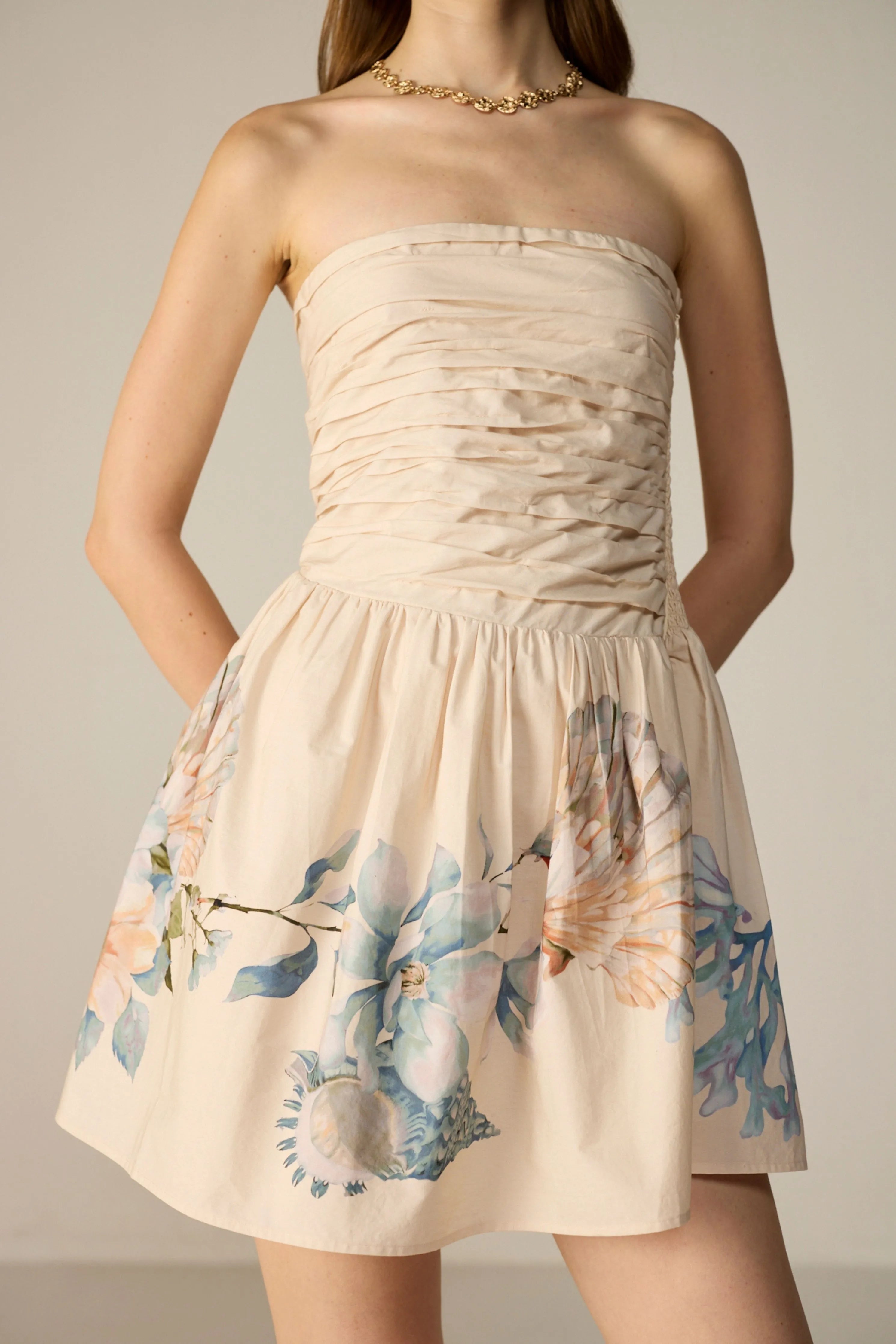 Ivory Evara Mini Dress