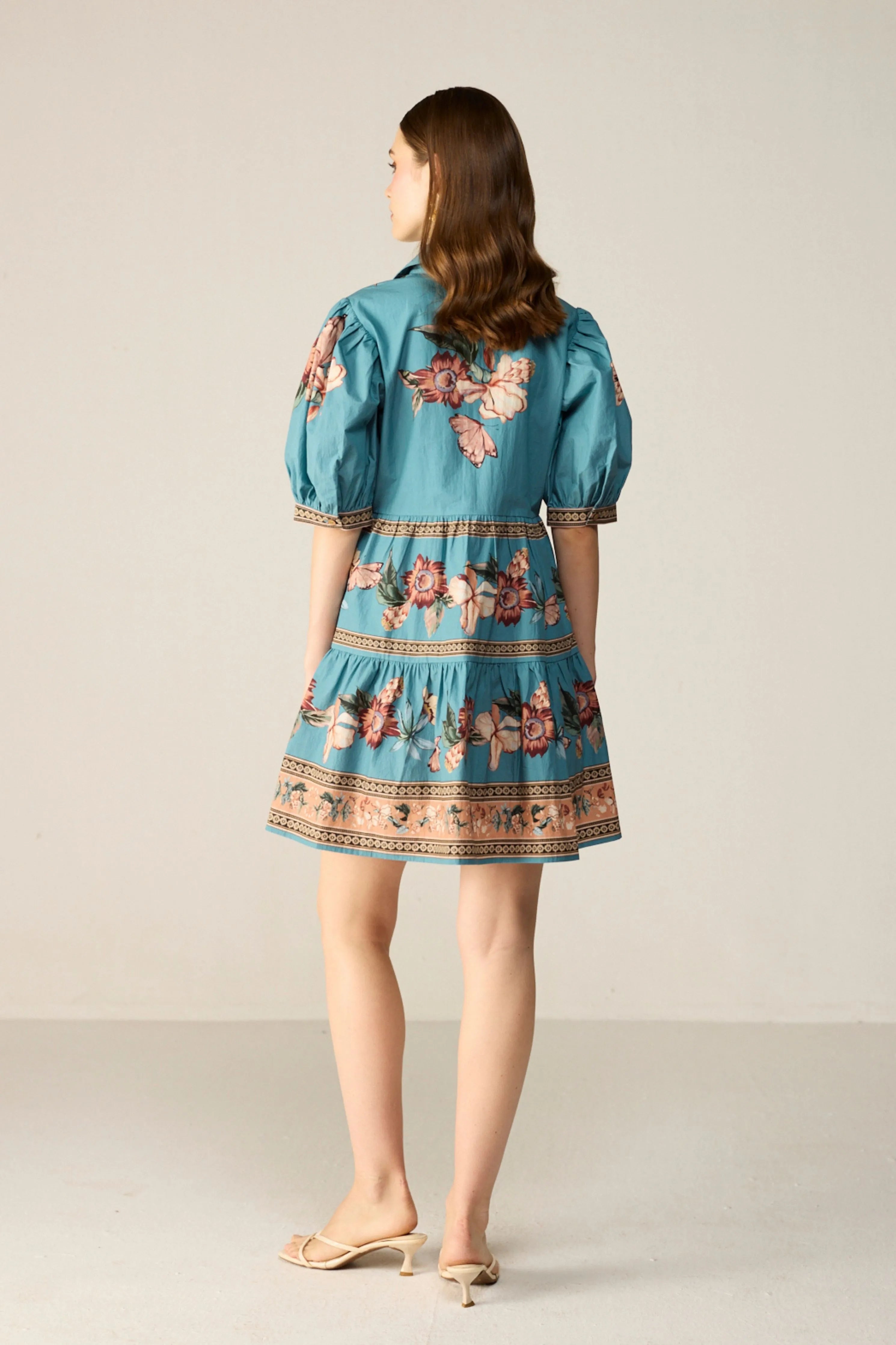 Teal Sera Mini Dress