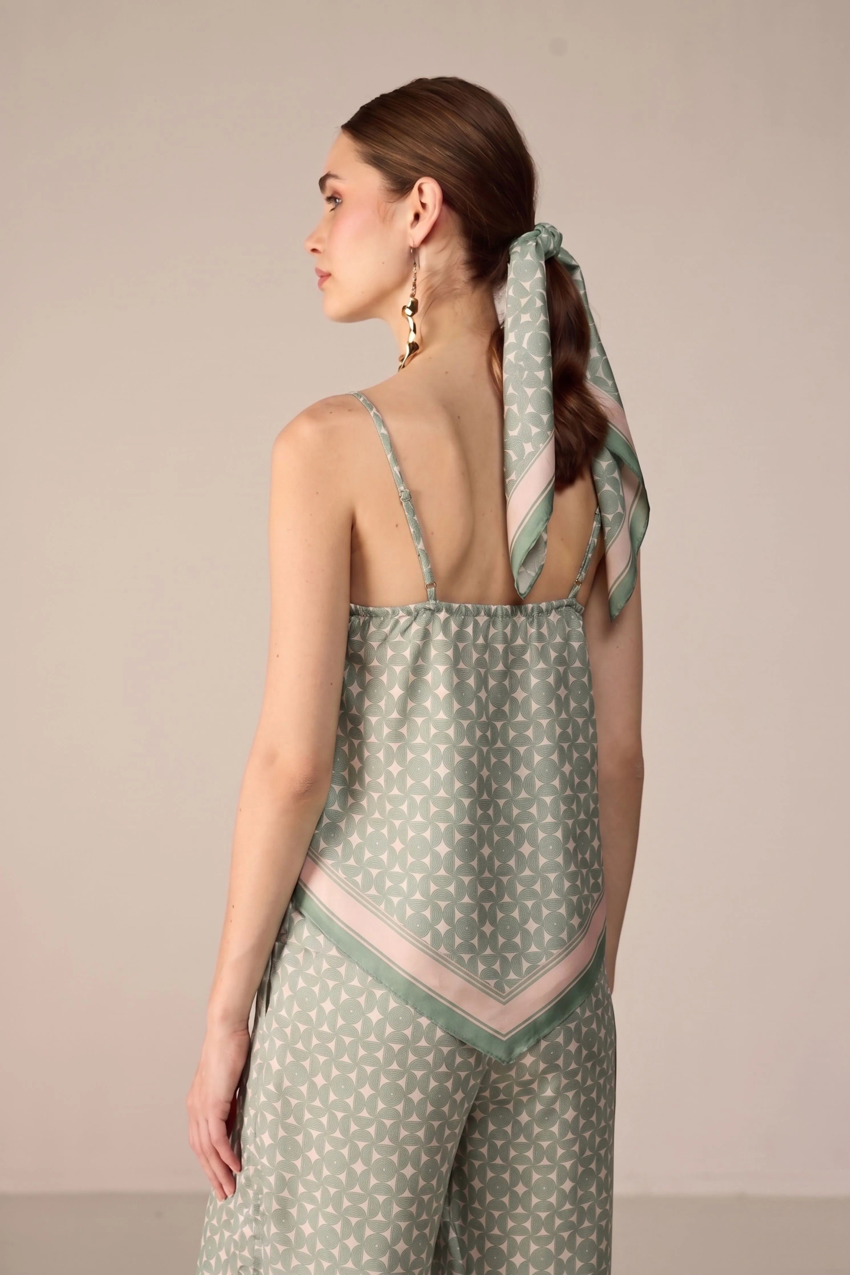 Green Yuna Top Co-ord Set