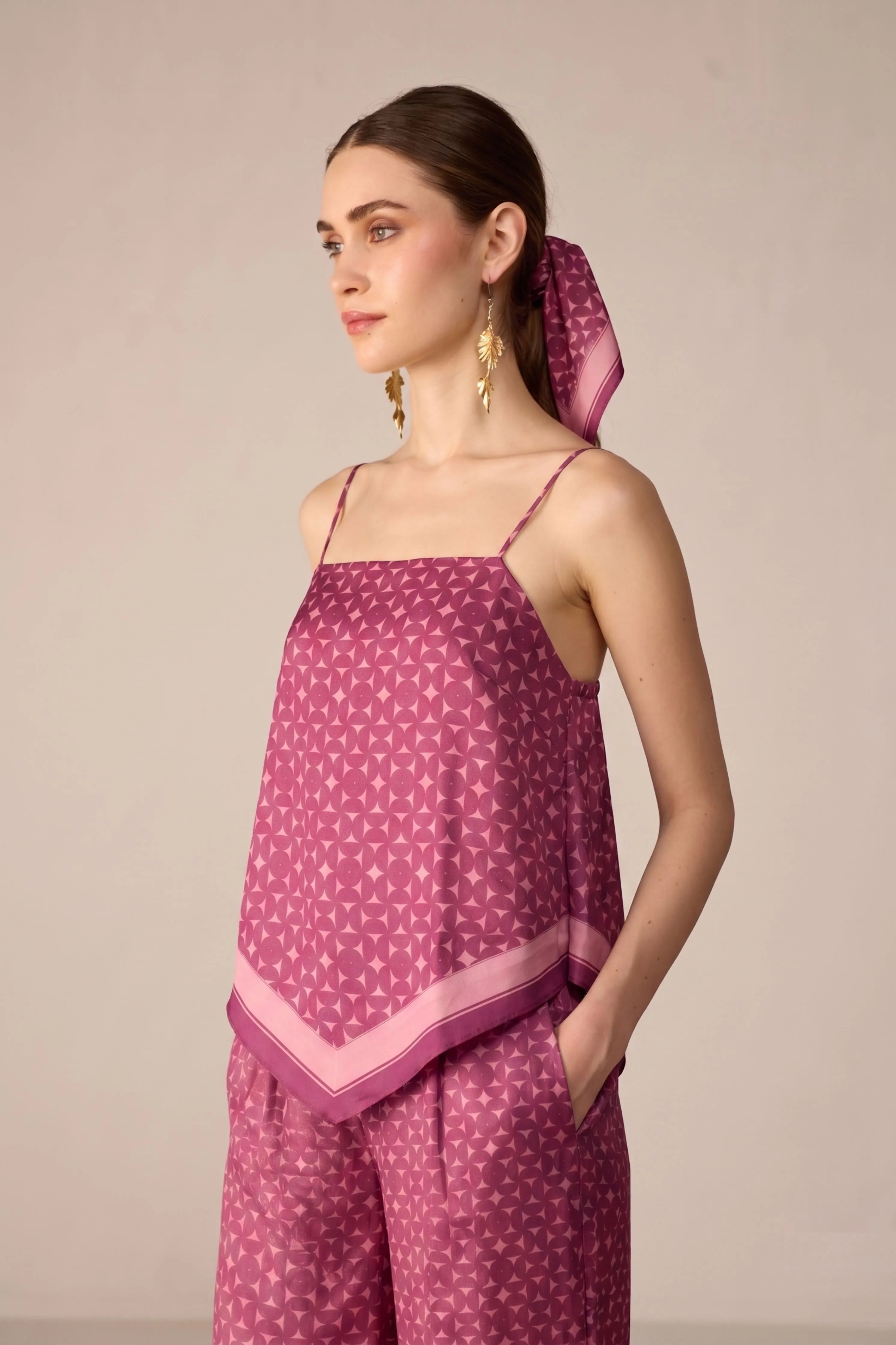 Maroon Yuna Top