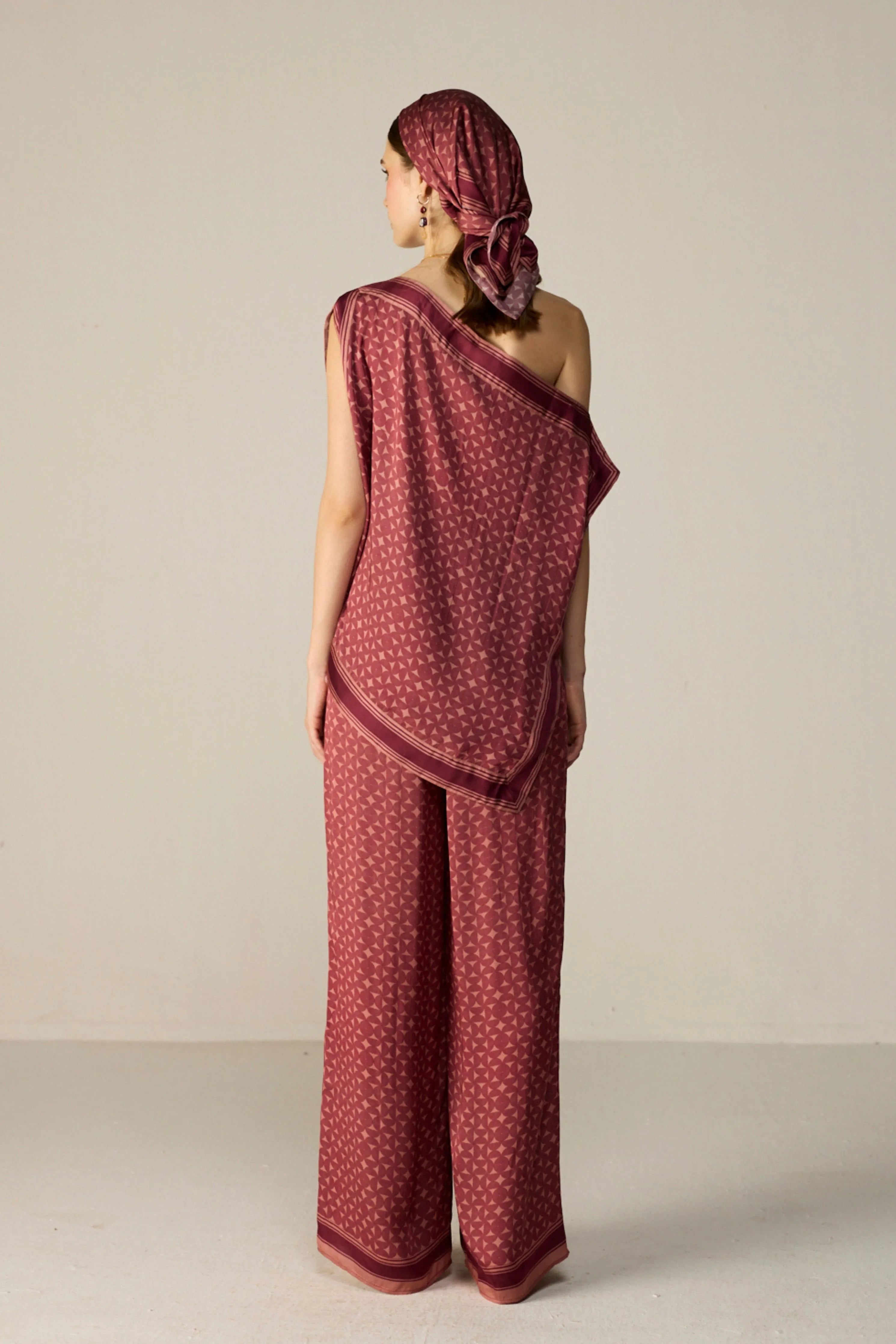 Maroon Noah Trousers