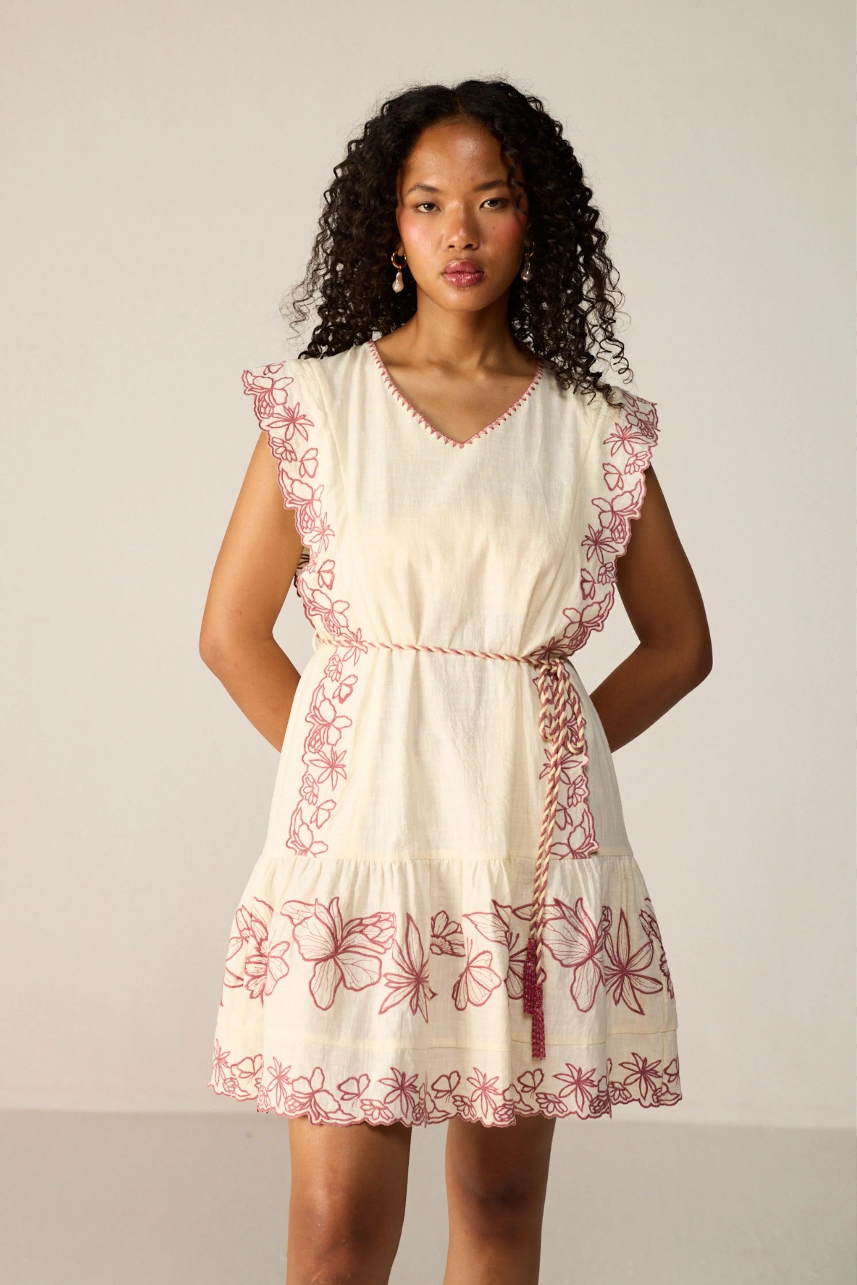 Ivory Naomi Mini Dress