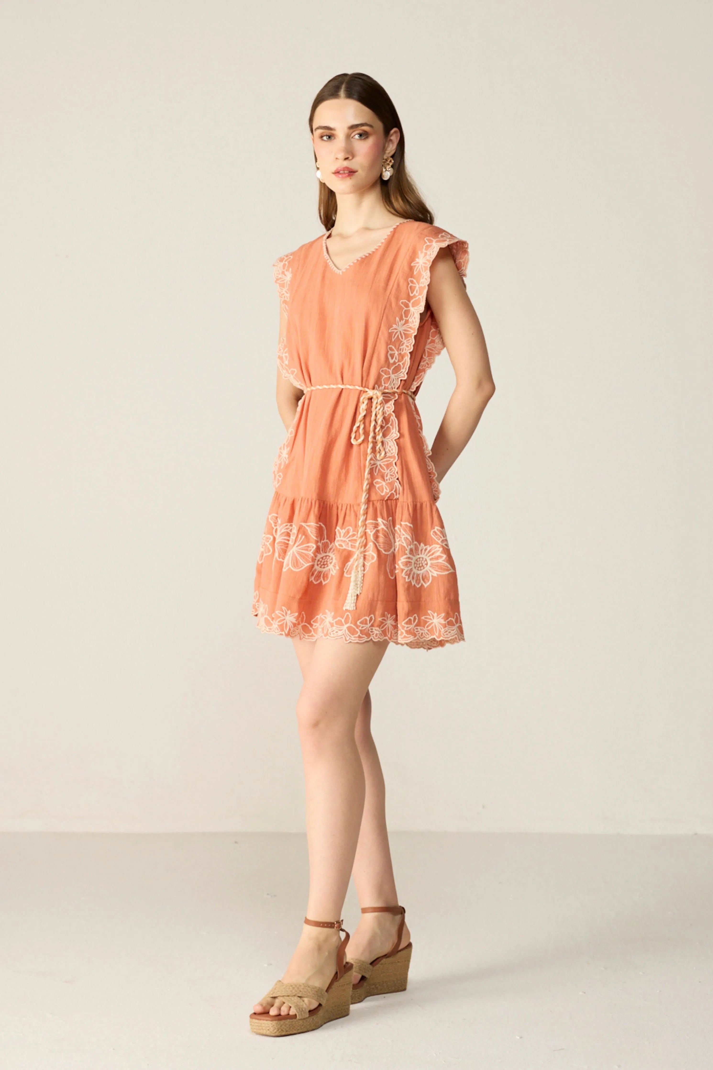 Orange Naomi Mini Dress