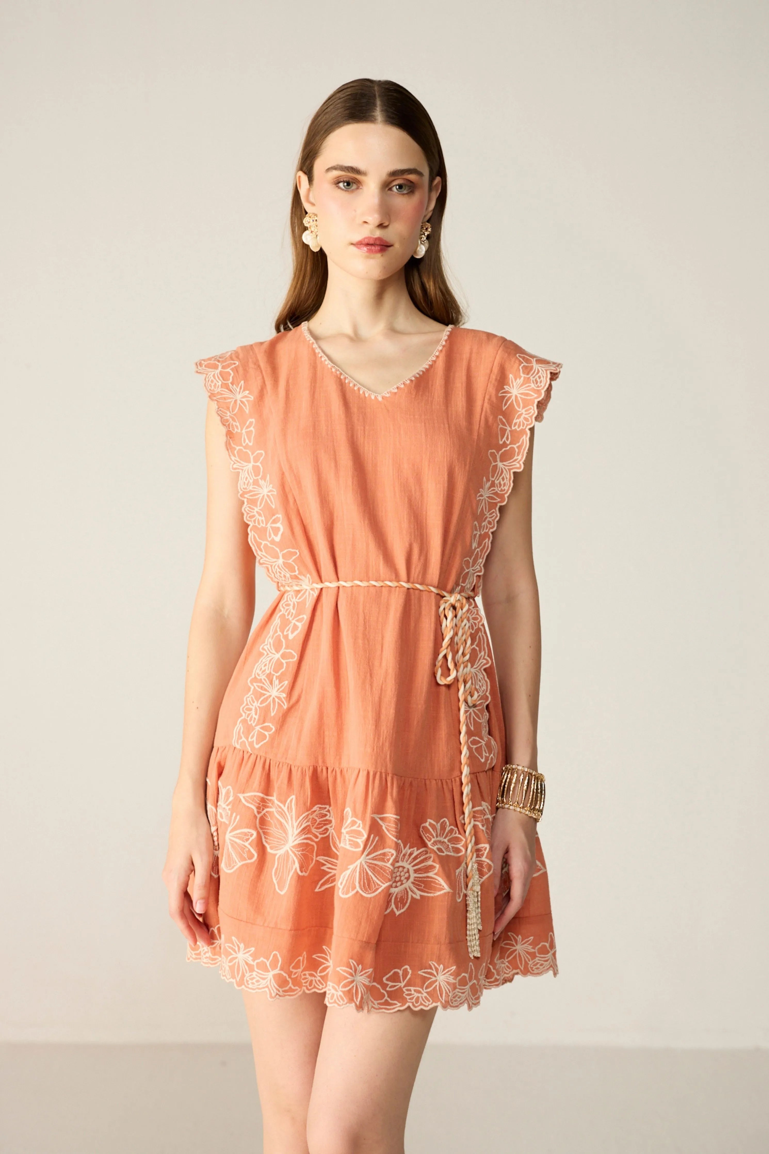 Orange Naomi Mini Dress