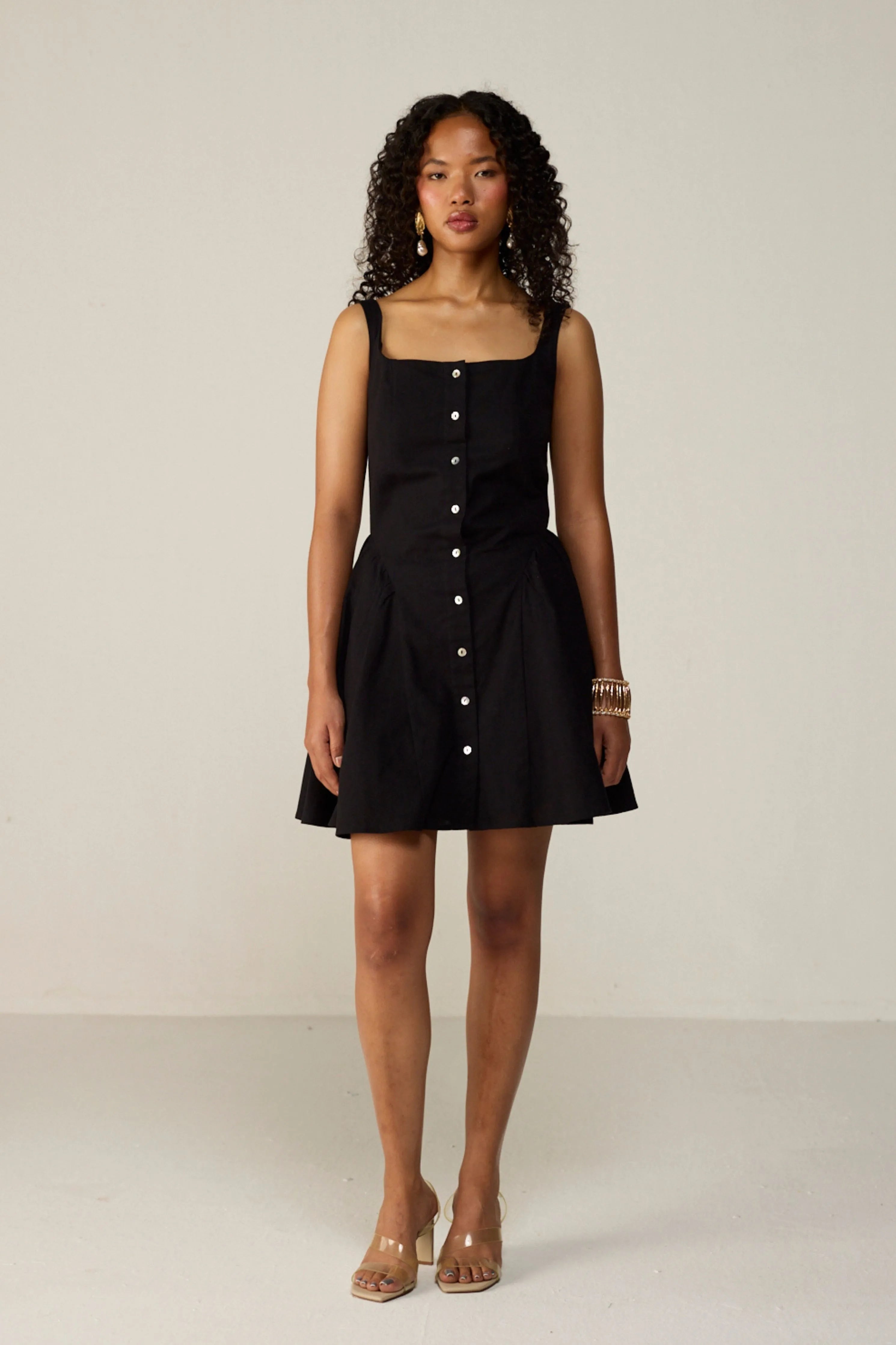 Black Leya Mini Dress