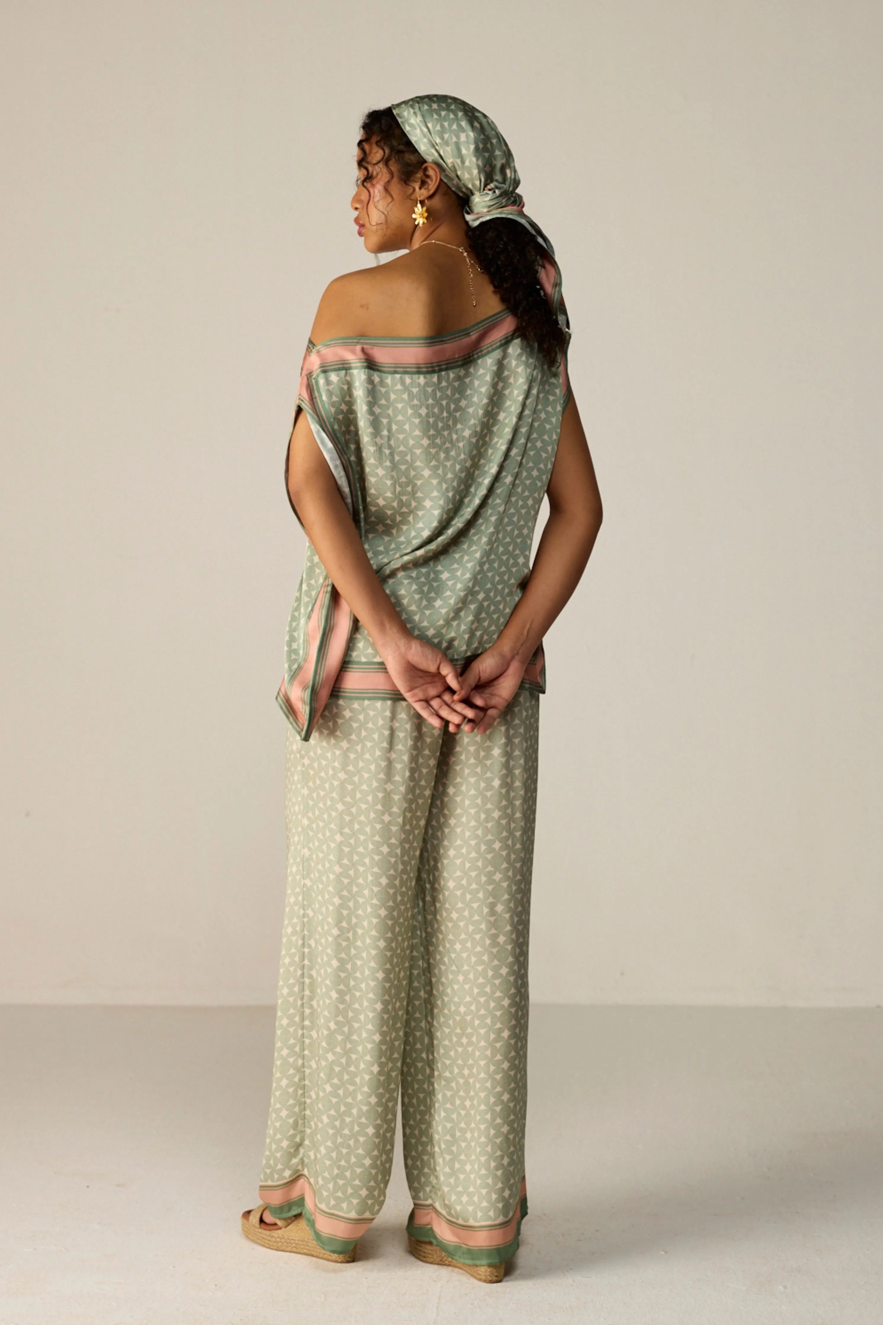 Green Freya Top Co-ord Set