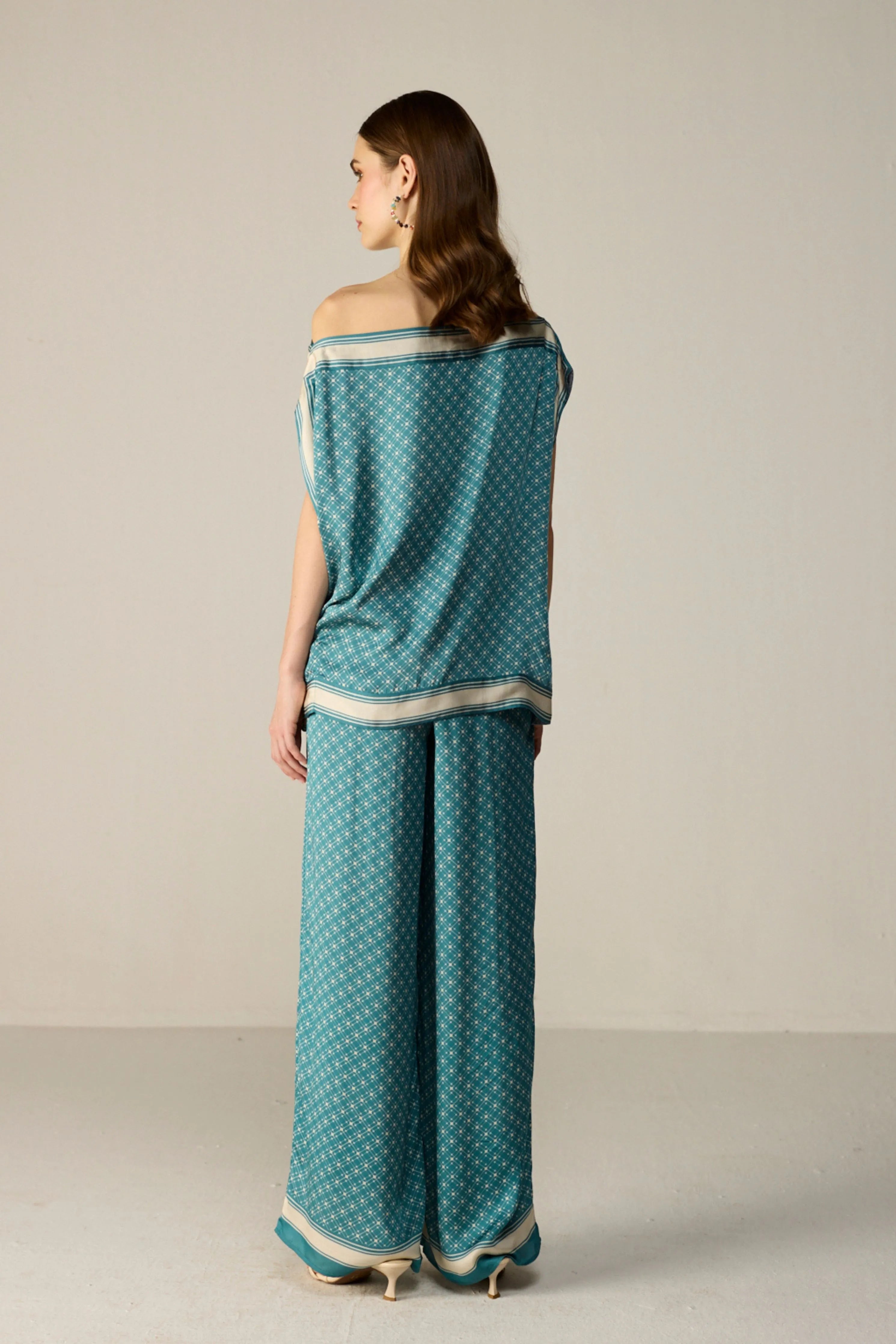 Teal Freya Top Co-ord Set