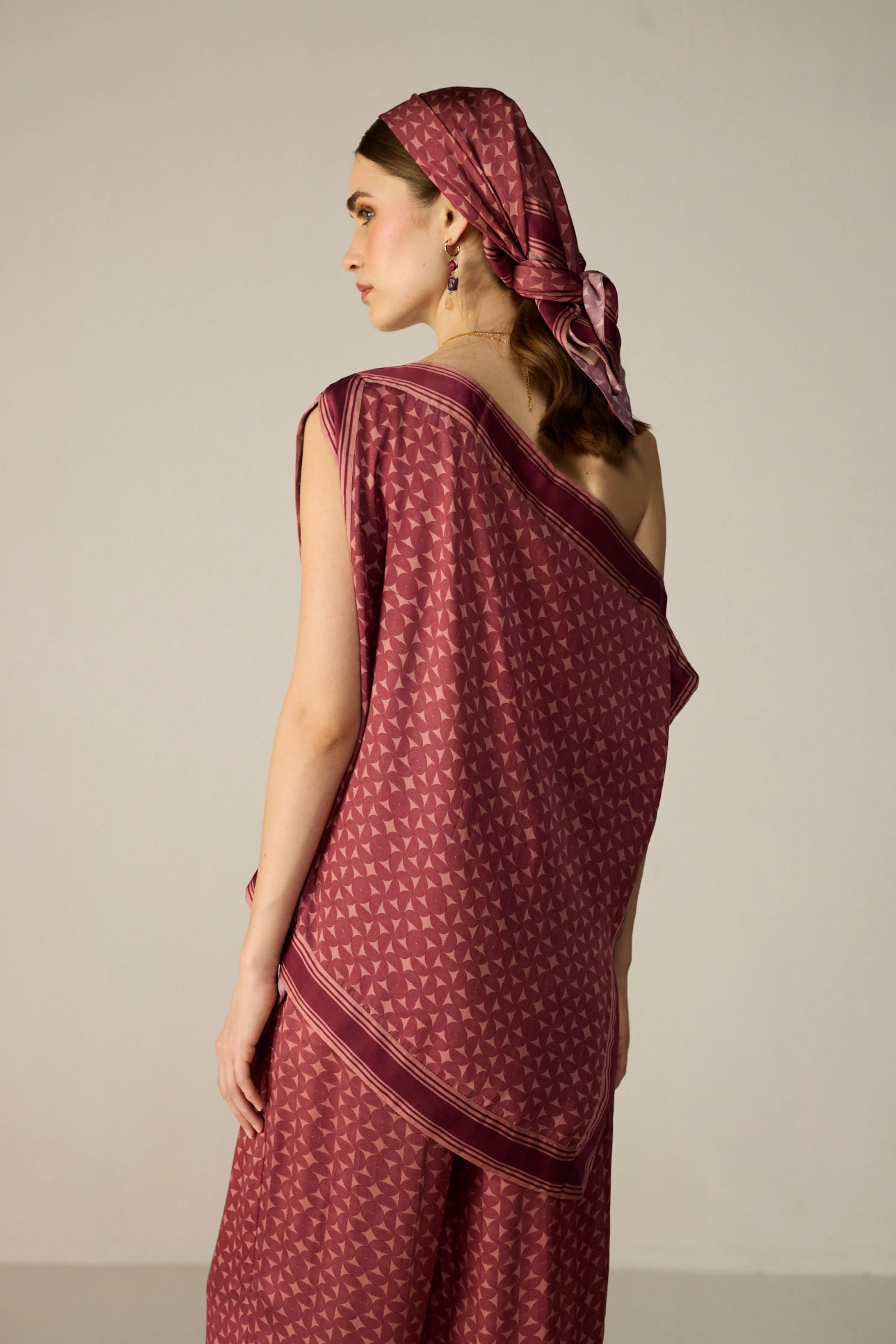 Maroon Freya Top