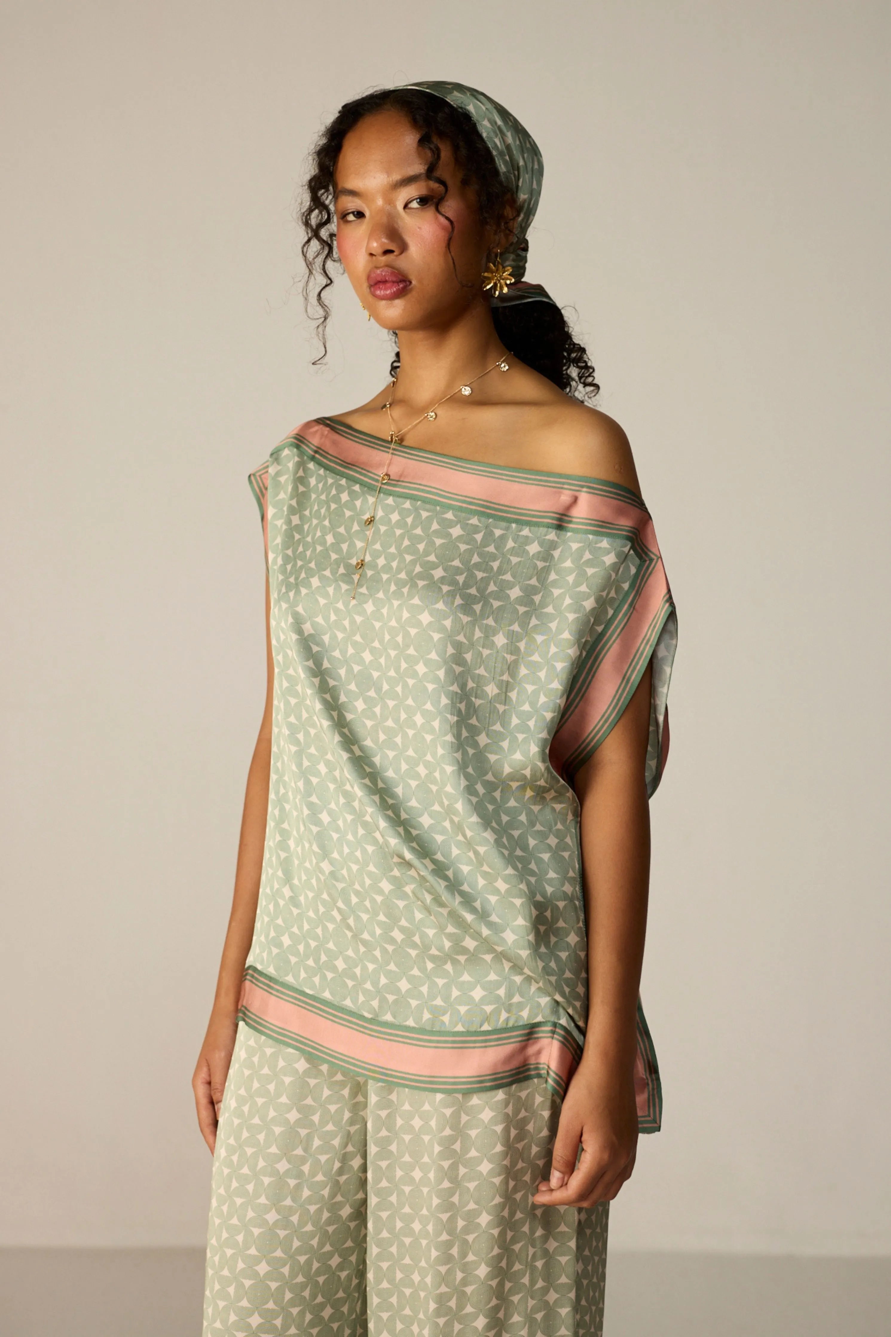 Green Freya TopGreen Freya Top