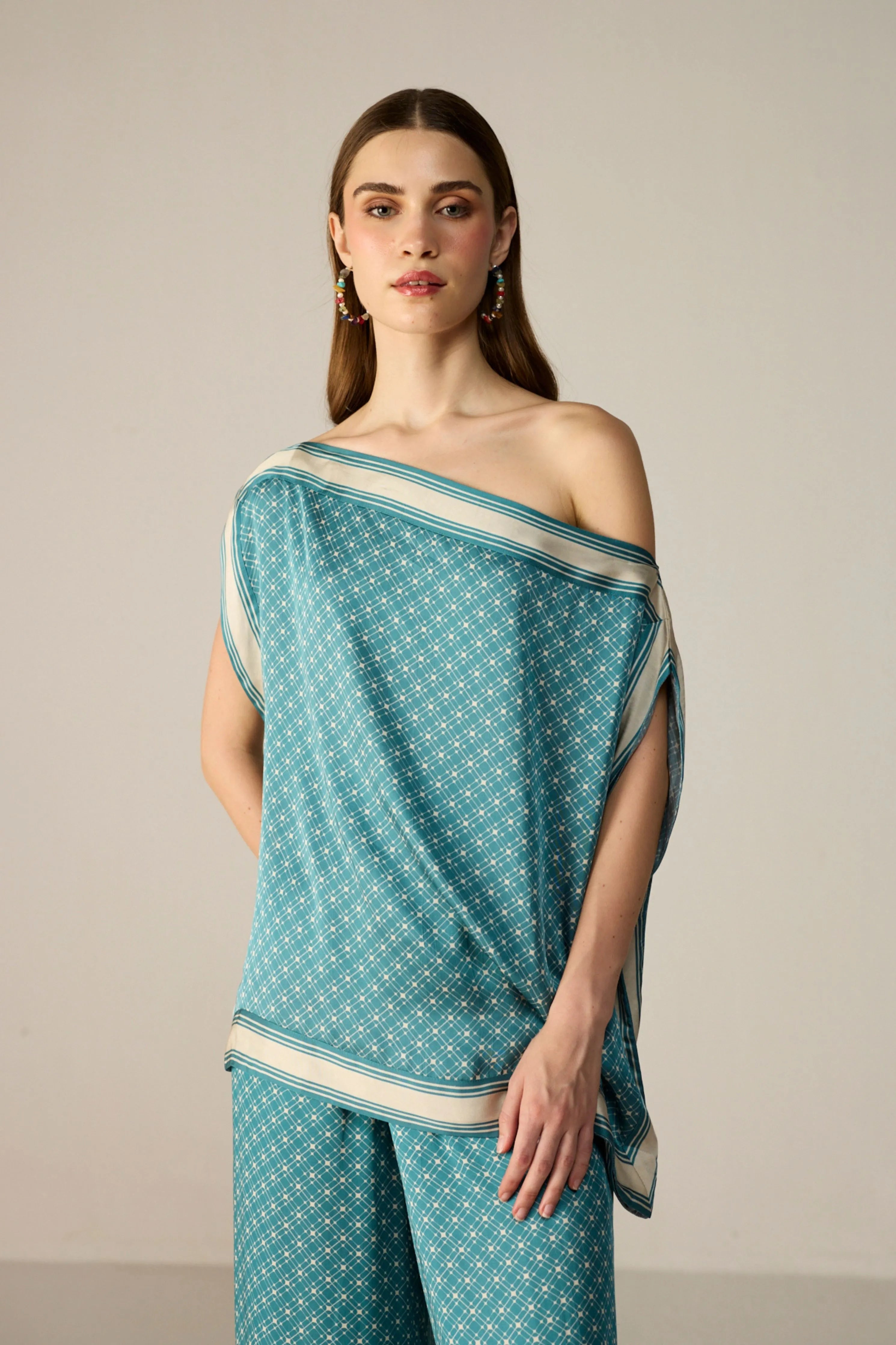 Teal Freya Top